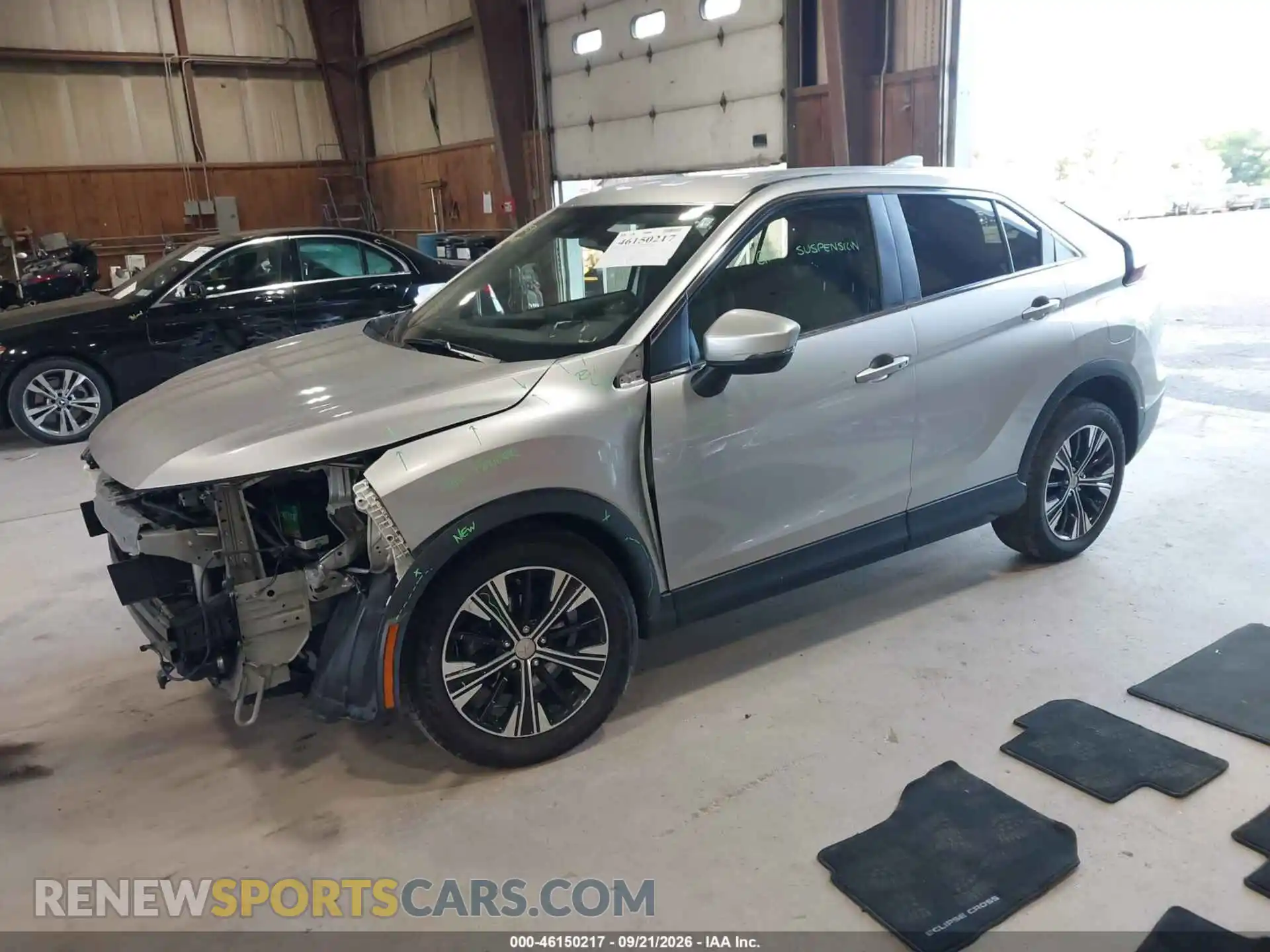 2 Photograph of a damaged car JA4ATWAA3NZ056372 MITSUBISHI ECLIPSE CROSS 2022