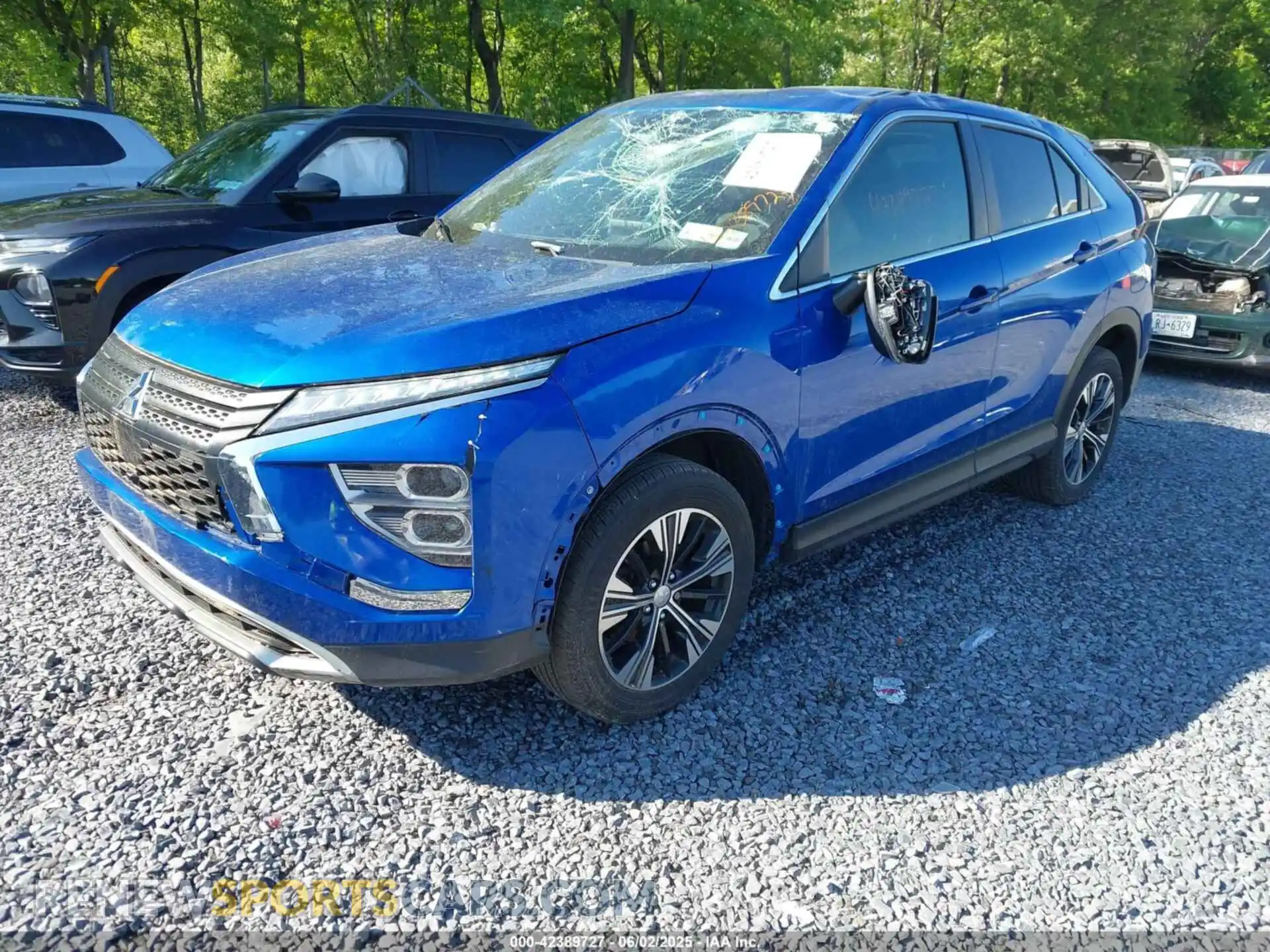 2 Photograph of a damaged car JA4ATWAA6NZ034897 MITSUBISHI ECLIPSE CROSS 2022