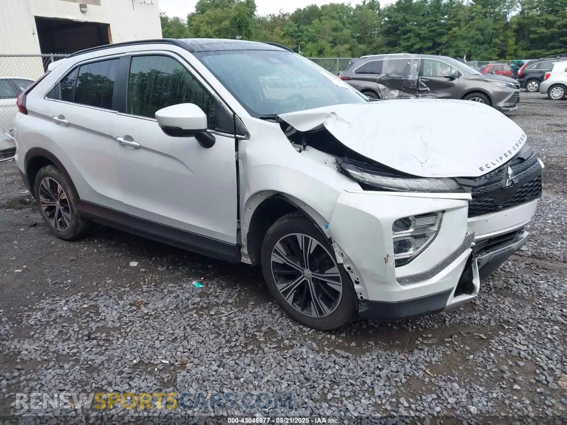 1 Photograph of a damaged car JA4ATWAA8NZ045495 MITSUBISHI ECLIPSE CROSS 2022