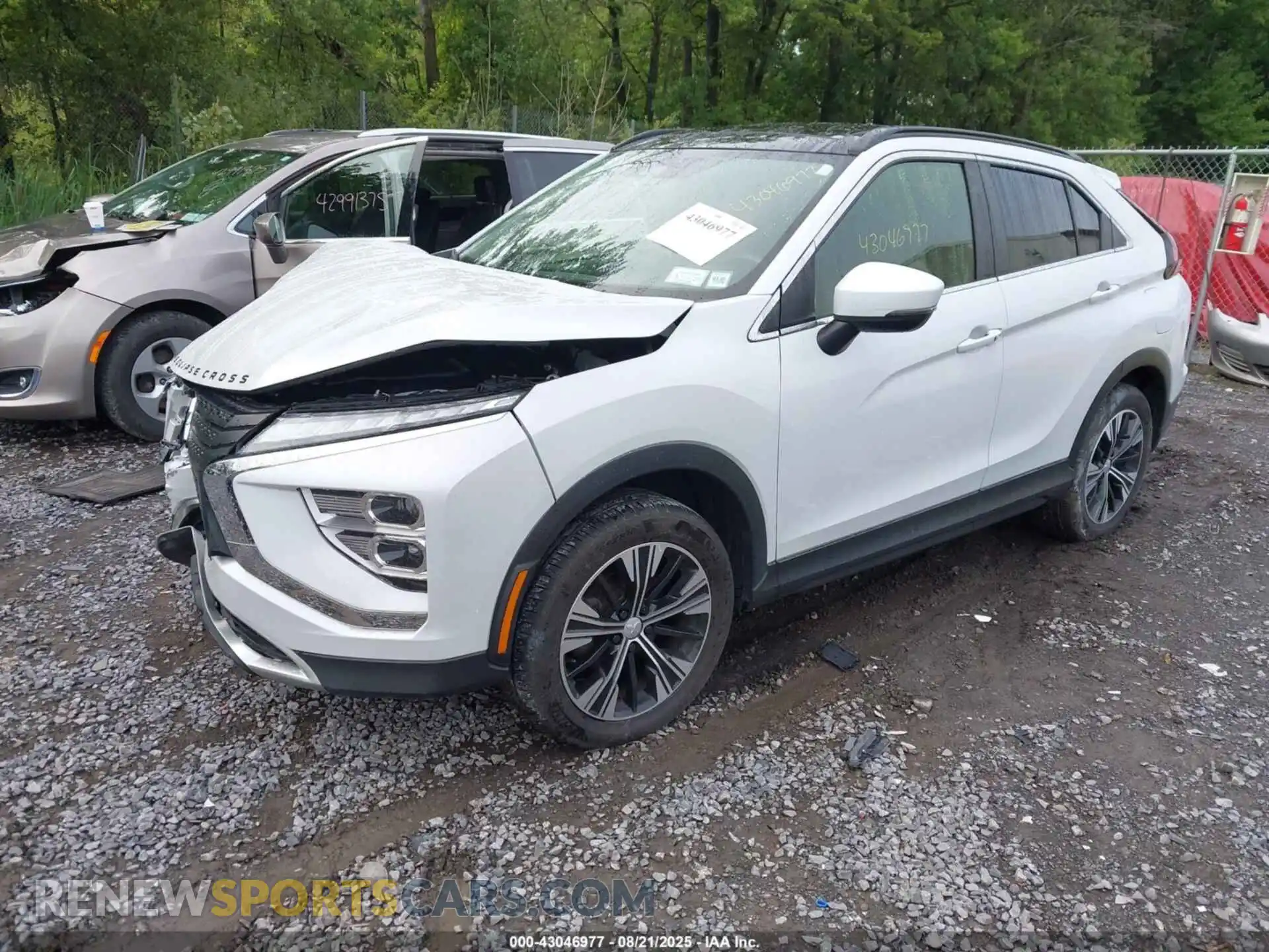 2 Photograph of a damaged car JA4ATWAA8NZ045495 MITSUBISHI ECLIPSE CROSS 2022