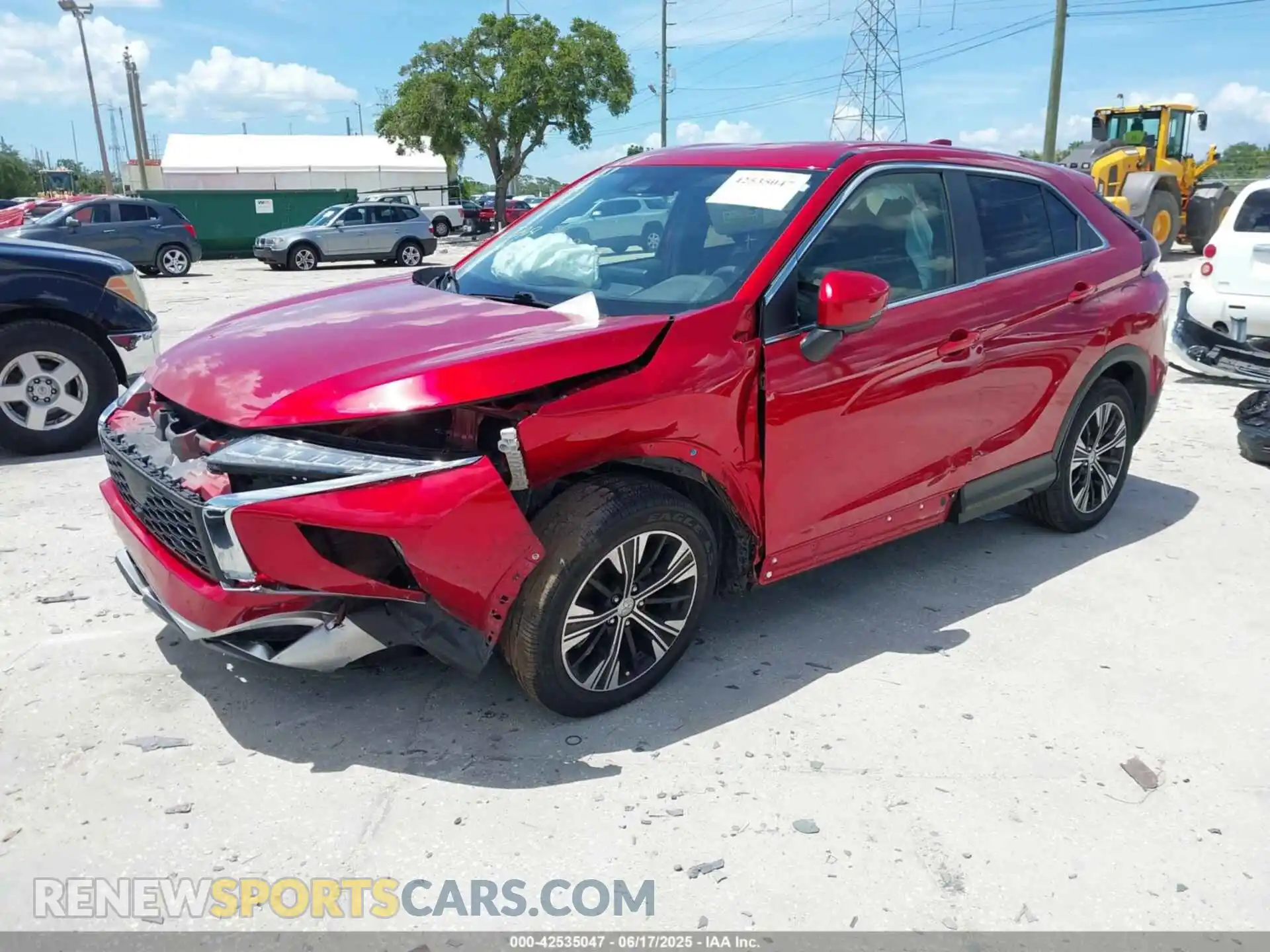 2 fotografías del automóvil dañado JA4ATWAA9NZ004907 MITSUBISHI ECLIPSE CROSS 2022