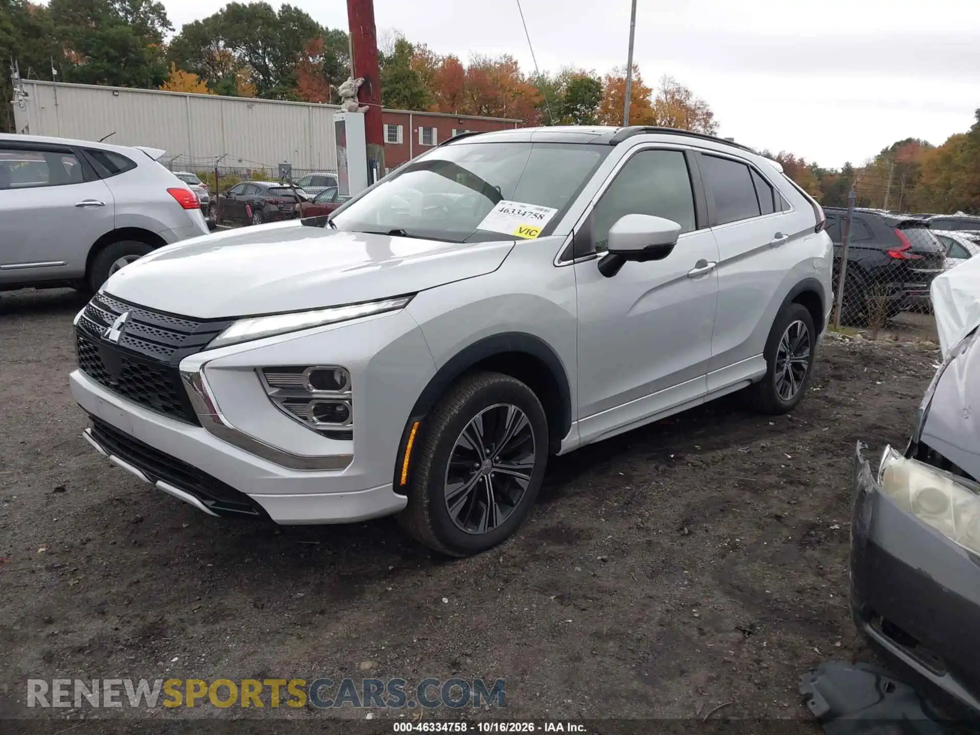 2 Фотография поврежденного автомобиля JA4ATWAAXNZ029766 MITSUBISHI ECLIPSE CROSS 2022