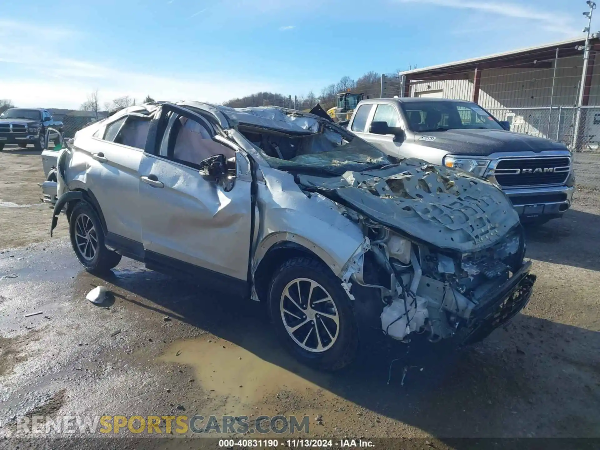1 Photograph of a damaged car JA4ATUAA4PZ051060 MITSUBISHI ECLIPSE CROSS 2023