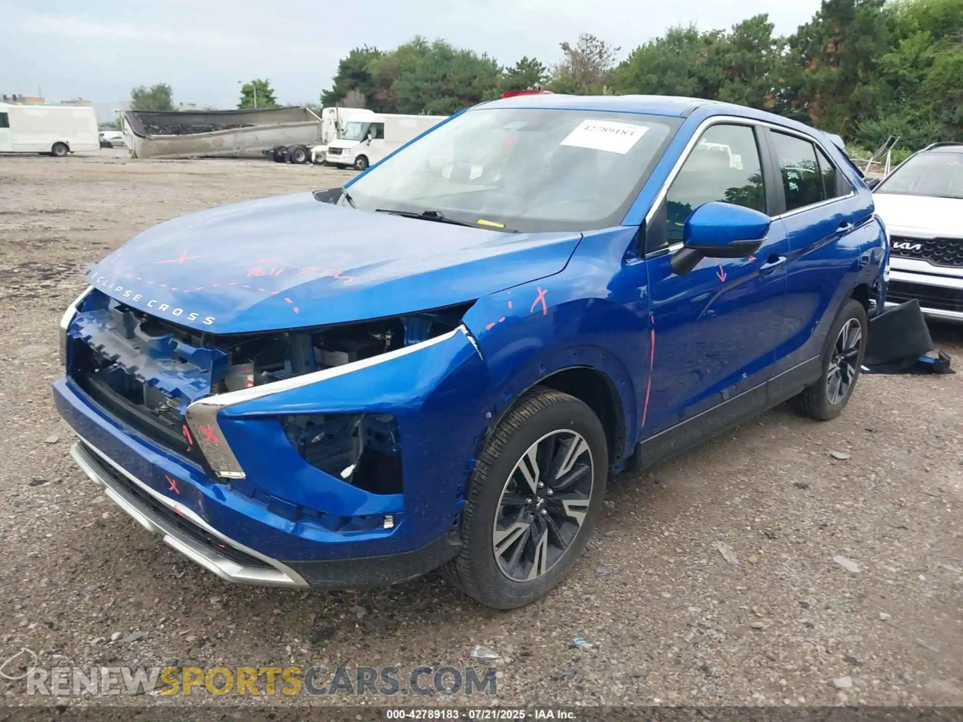 2 Photograph of a damaged car JA4ATWAA3PZ034293 MITSUBISHI ECLIPSE CROSS 2023