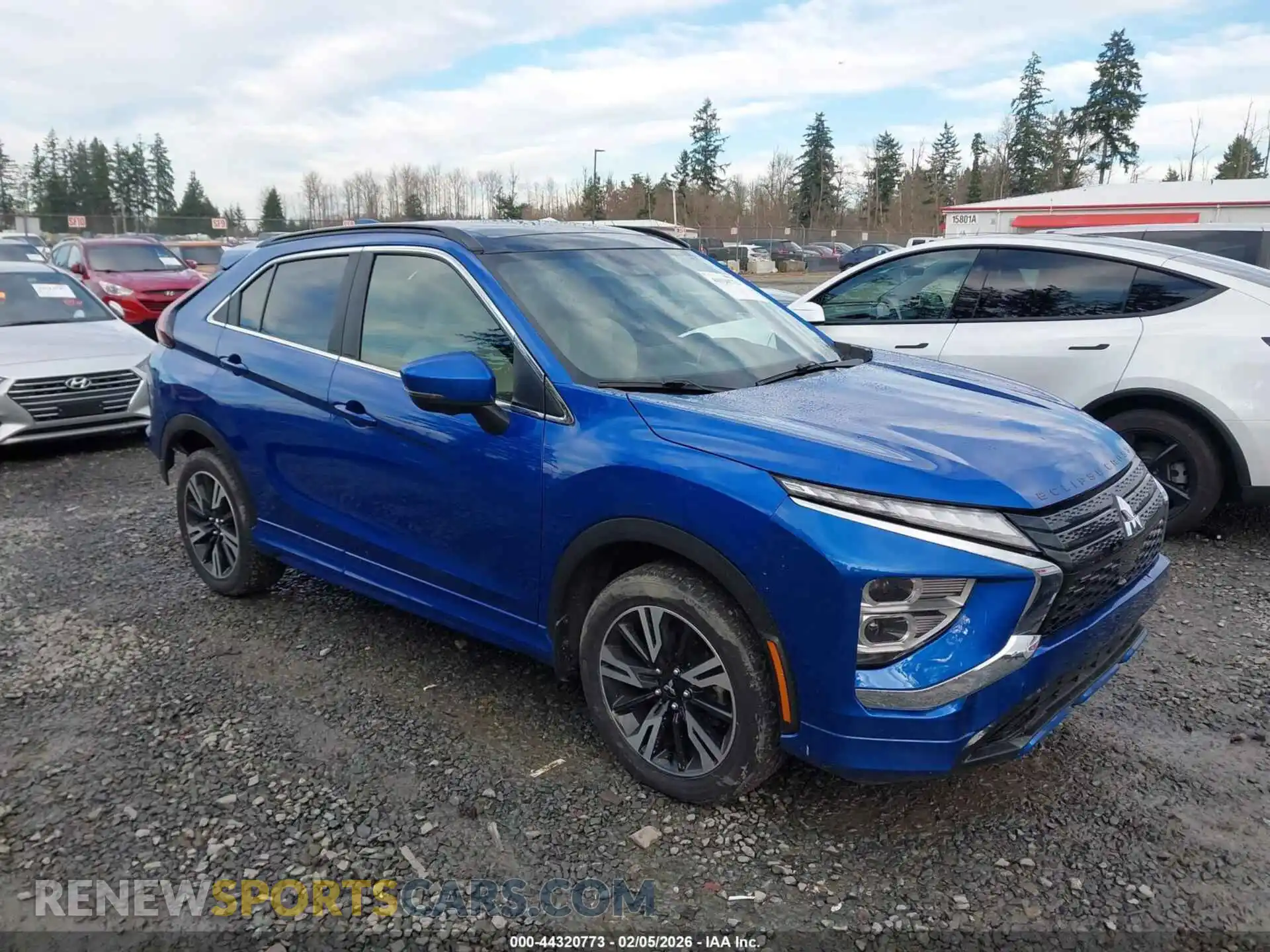 1 Photograph of a damaged car JA4ATWAA4PZ003036 MITSUBISHI ECLIPSE CROSS 2023
