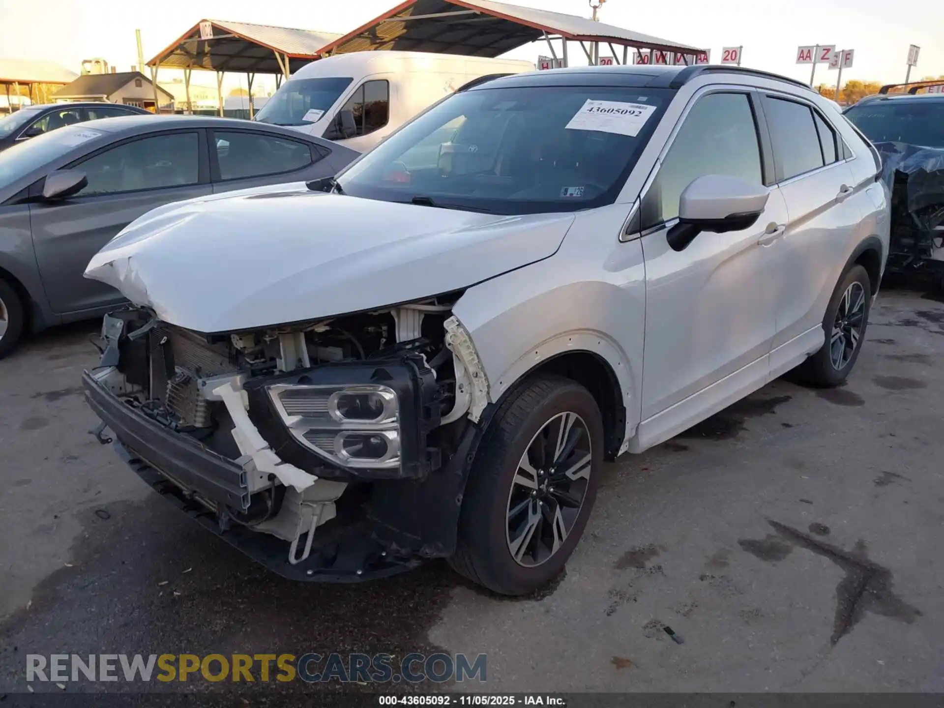 2 Photograph of a damaged car JA4ATWAA7PZ003886 MITSUBISHI ECLIPSE CROSS 2023