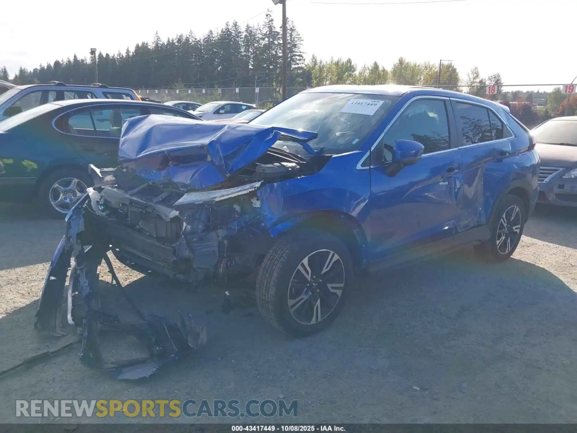 2 Photograph of a damaged car JA4ATWAA0RZ047845 MITSUBISHI ECLIPSE CROSS 2024