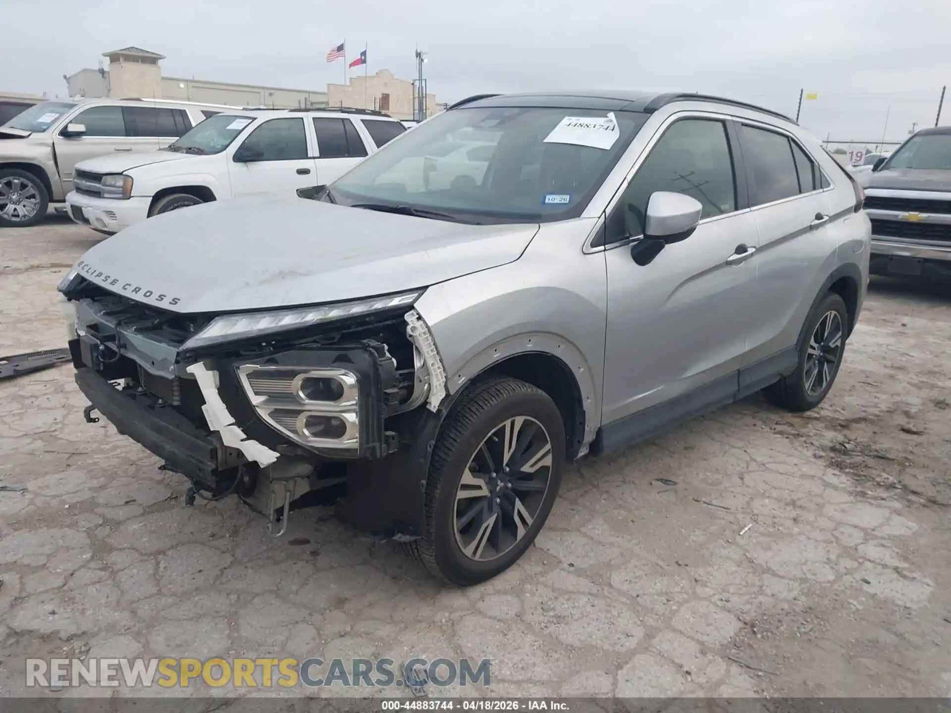 2 Photograph of a damaged car JA4ATWAA1RZ080255 MITSUBISHI ECLIPSE CROSS 2024