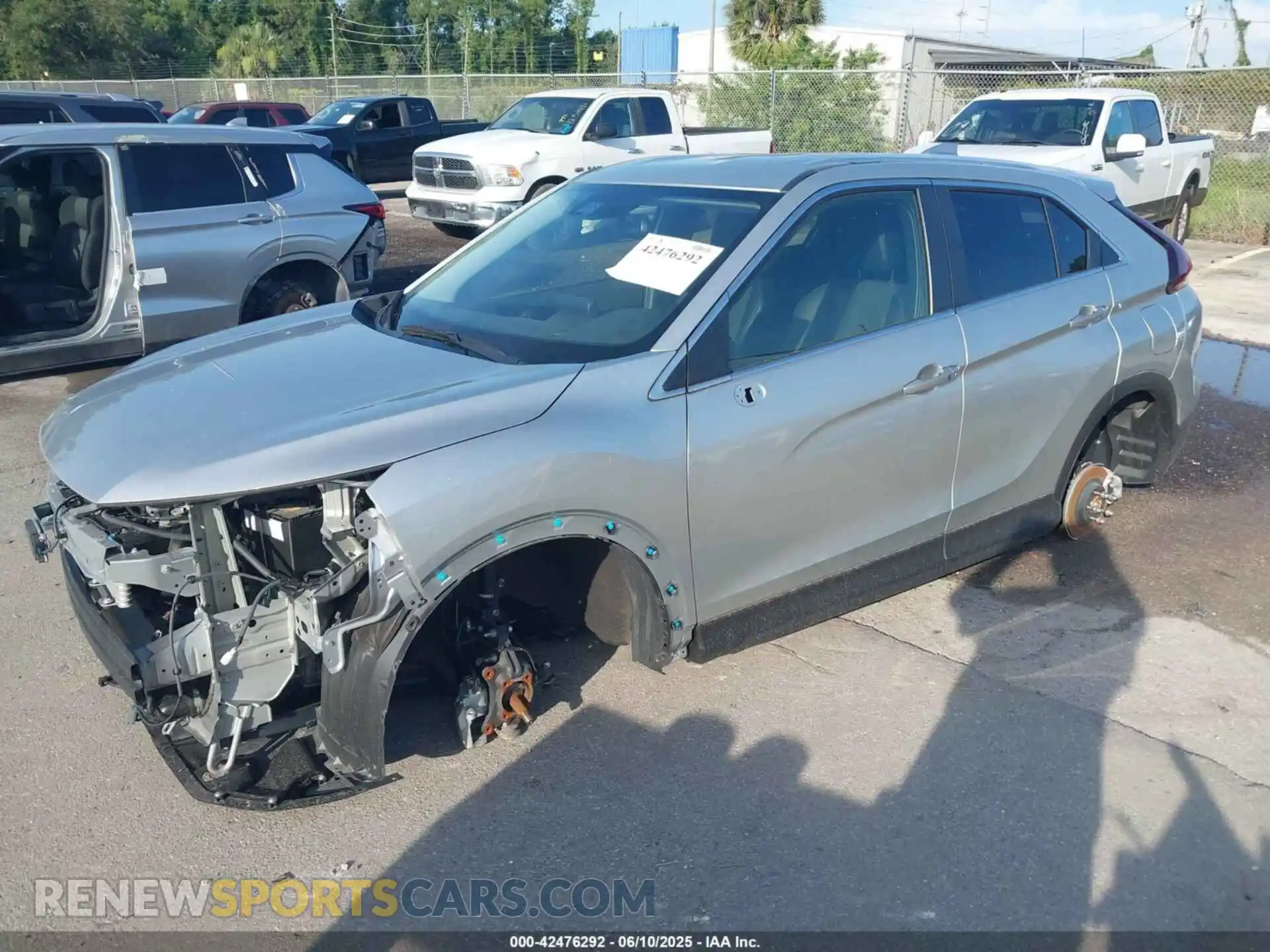 2 Photograph of a damaged car JA4ATWAA7RZ058728 MITSUBISHI ECLIPSE CROSS 2024