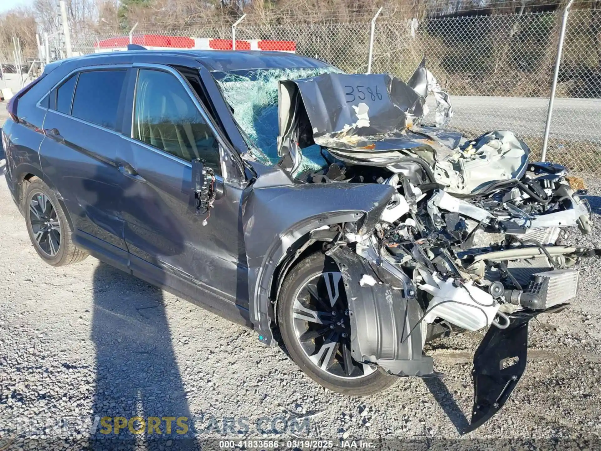 1 Photograph of a damaged car JA4ATWAA9RZ001124 MITSUBISHI ECLIPSE CROSS 2024