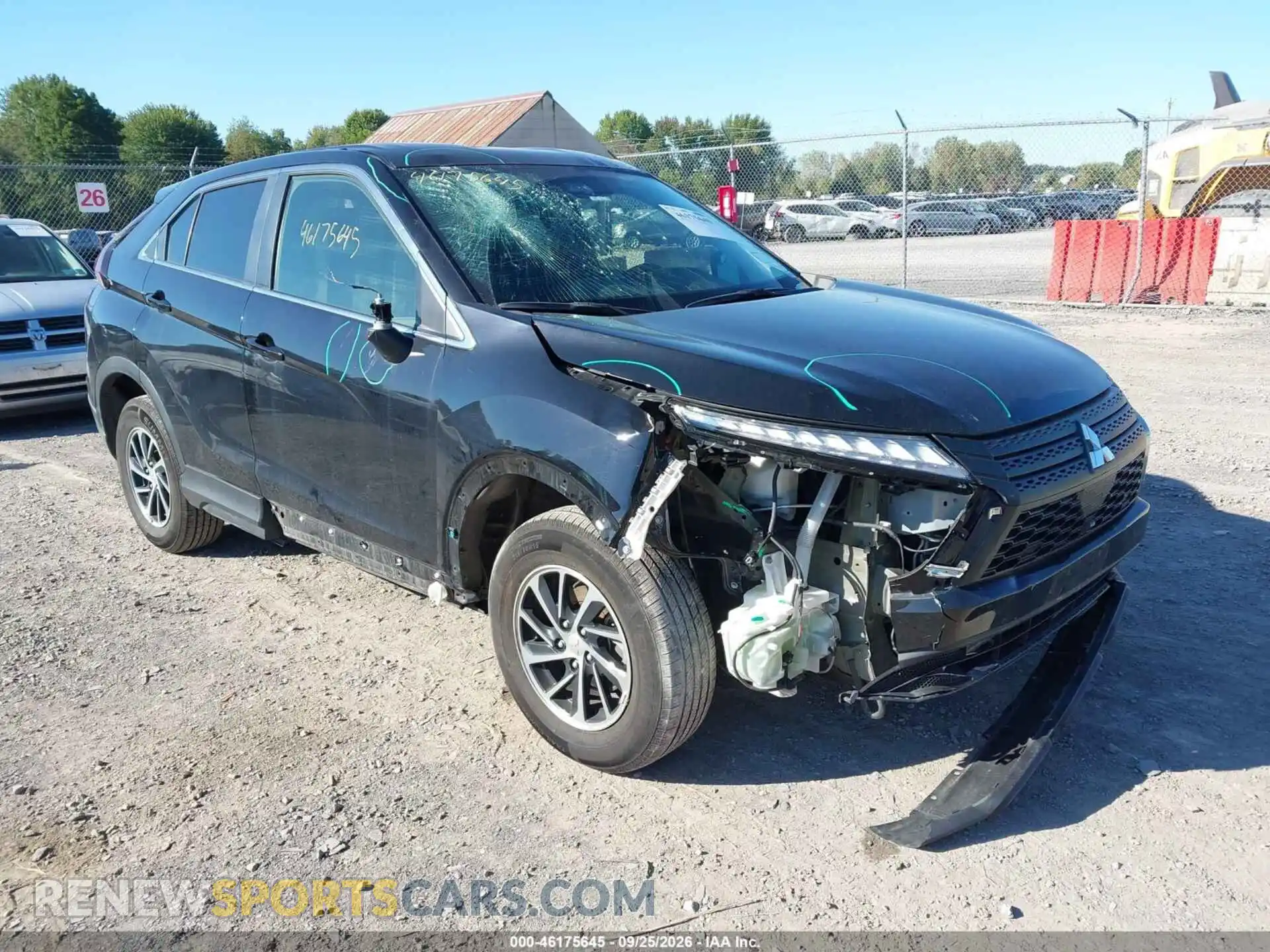 1 Photograph of a damaged car JA4ATUAA0SZ003208 MITSUBISHI ECLIPSE CROSS 2025