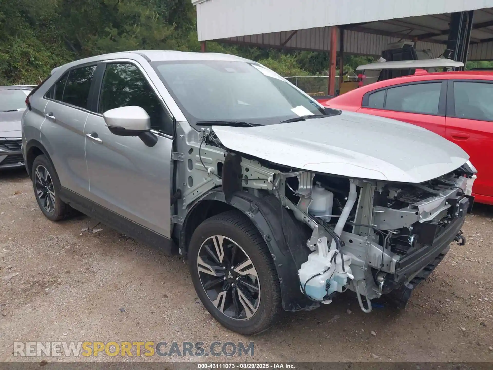 1 Photograph of a damaged car JA4ATWAA0SZ034261 MITSUBISHI ECLIPSE CROSS 2025