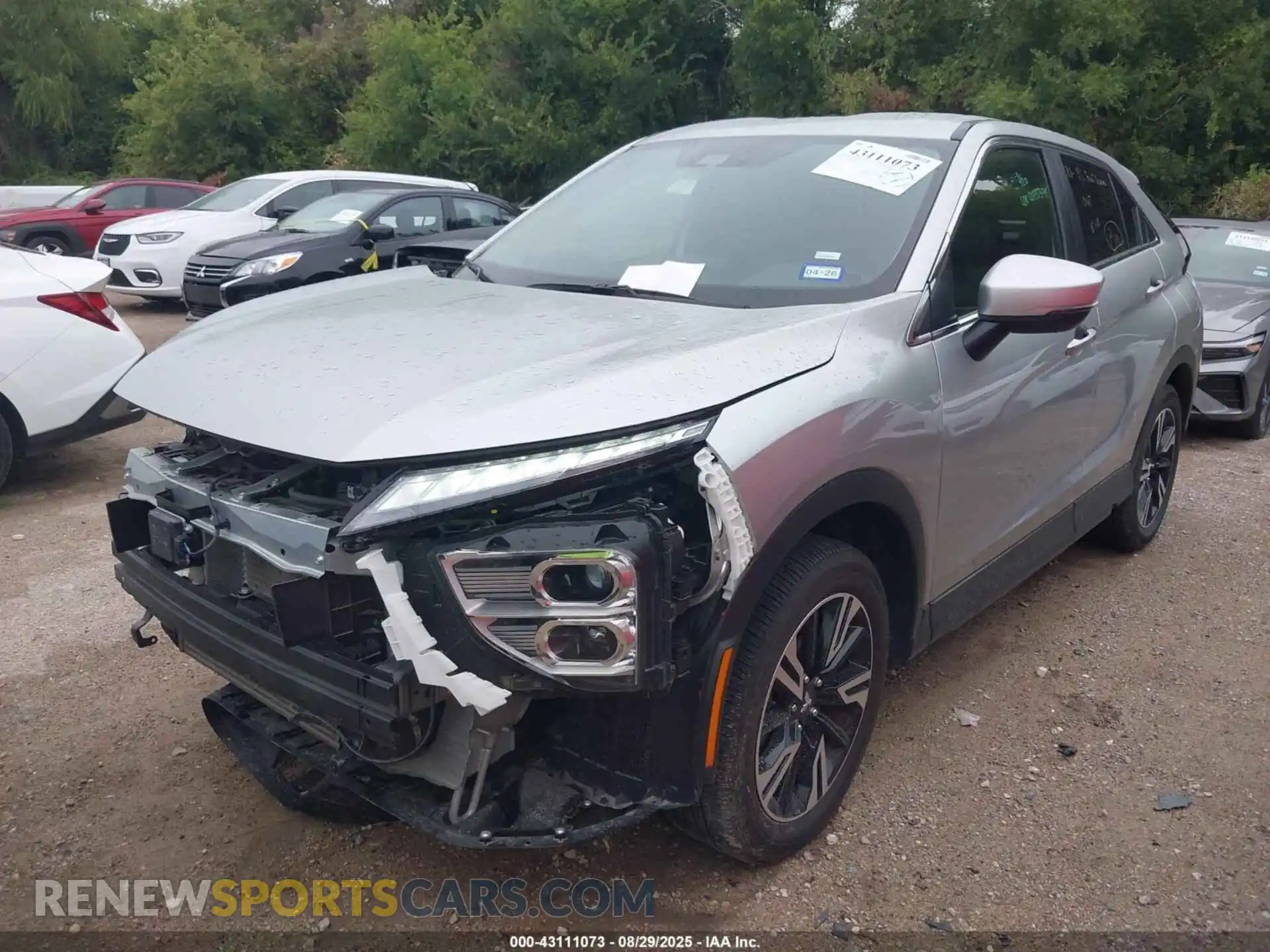 2 Photograph of a damaged car JA4ATWAA0SZ034261 MITSUBISHI ECLIPSE CROSS 2025