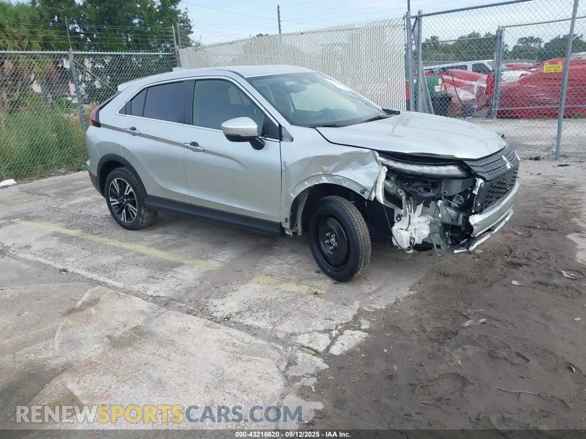 1 Photograph of a damaged car JA4ATWAA2SZ007949 MITSUBISHI ECLIPSE CROSS 2025