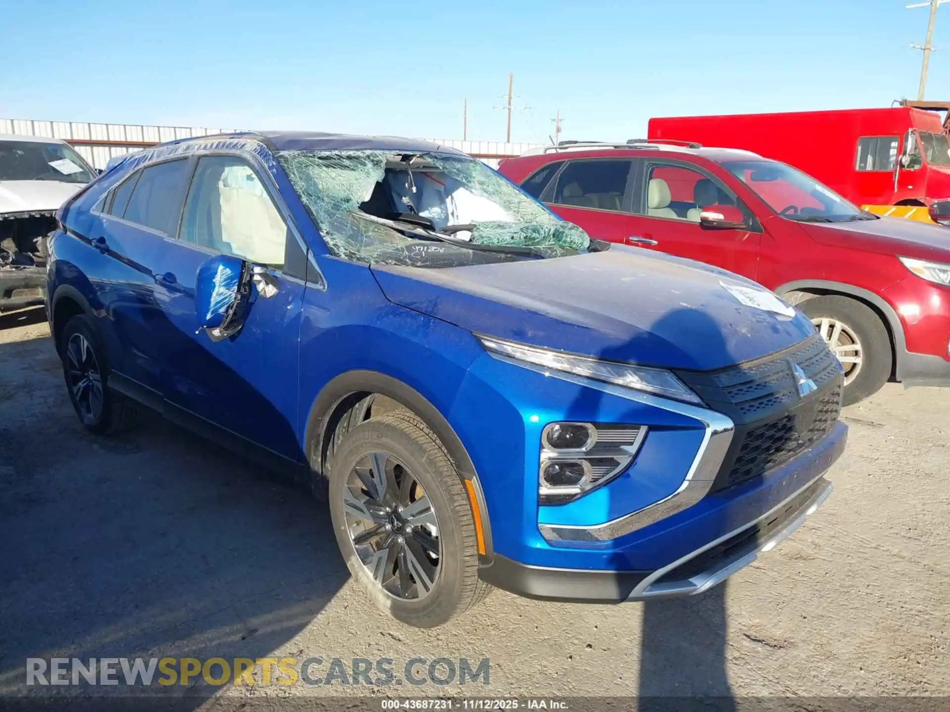 1 Photograph of a damaged car JA4ATWAA4SZ048079 MITSUBISHI ECLIPSE CROSS 2025