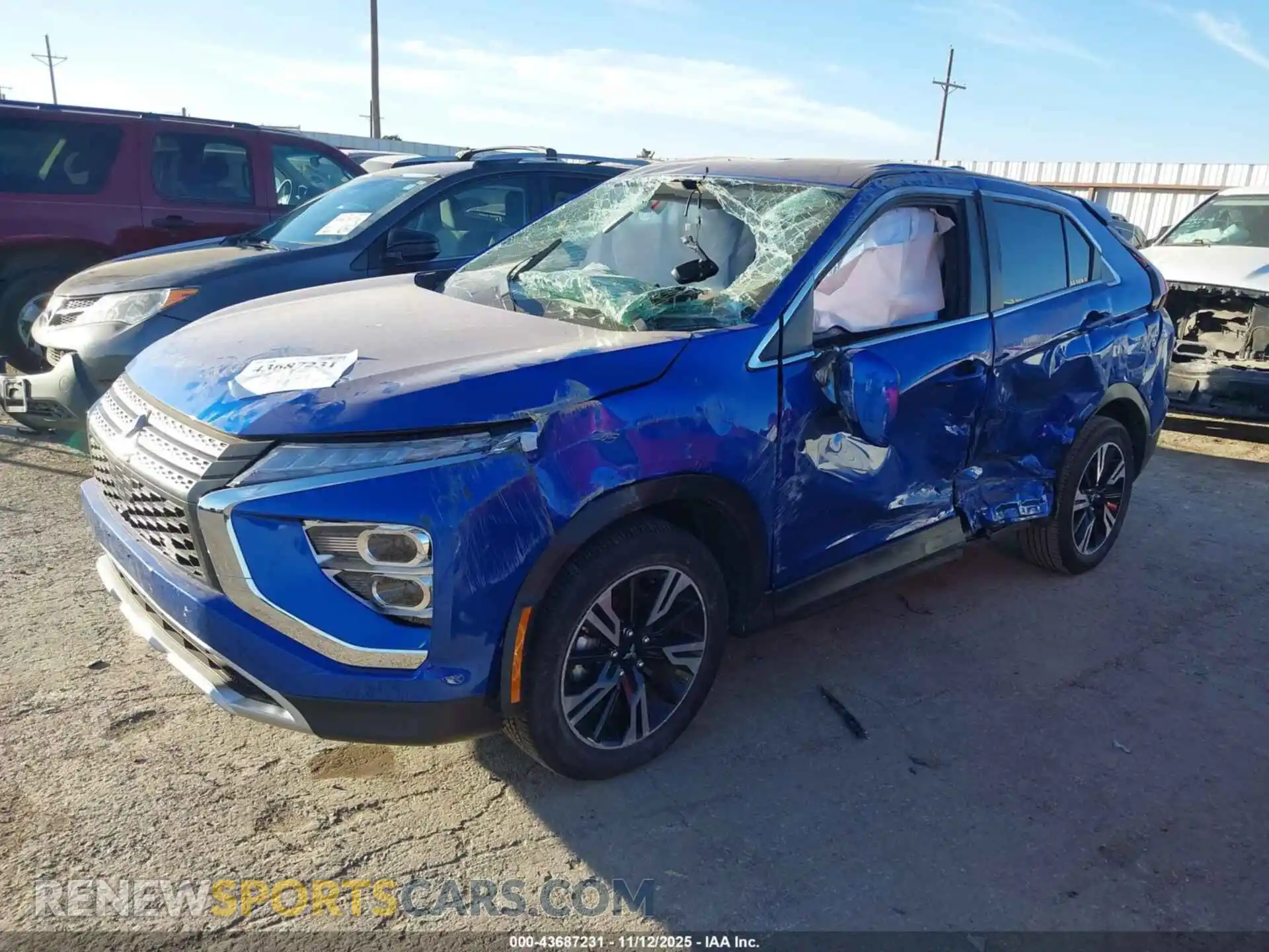 2 Photograph of a damaged car JA4ATWAA4SZ048079 MITSUBISHI ECLIPSE CROSS 2025