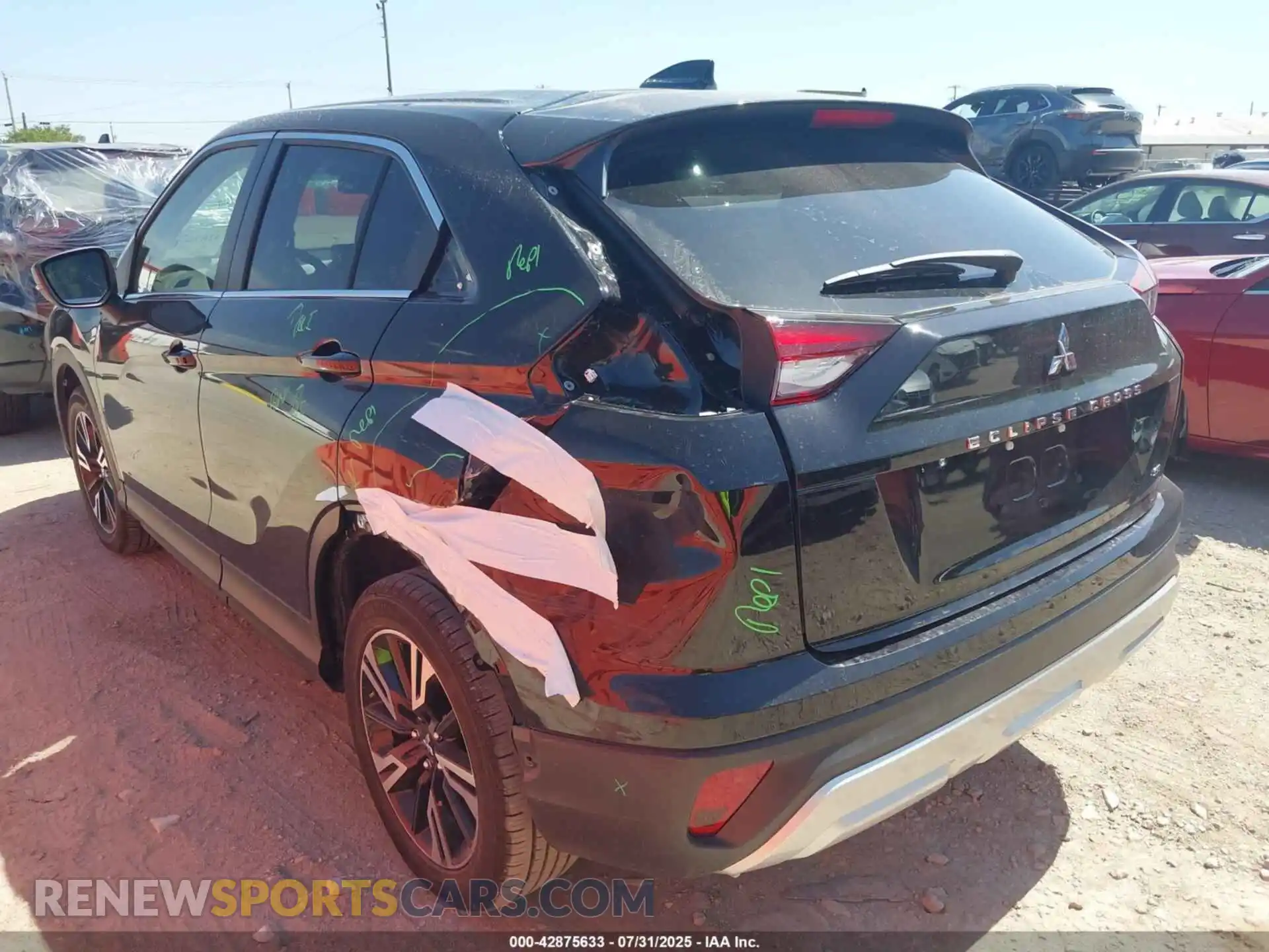 3 Photograph of a damaged car JA4ATWAA7SZ034371 MITSUBISHI ECLIPSE CROSS 2025