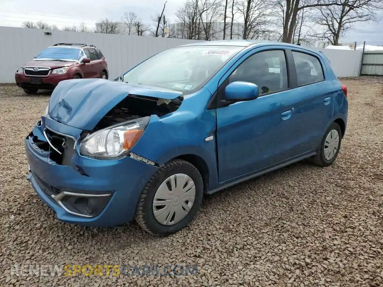 1 Photograph of a damaged car ML32A3HJ0KH015805 MITSUBISHI MIRAGE 2019