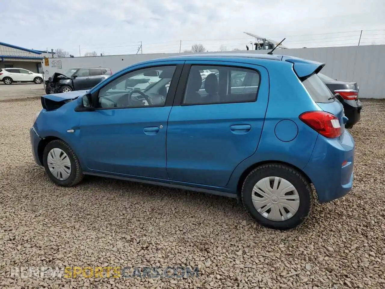 2 Photograph of a damaged car ML32A3HJ0KH015805 MITSUBISHI MIRAGE 2019