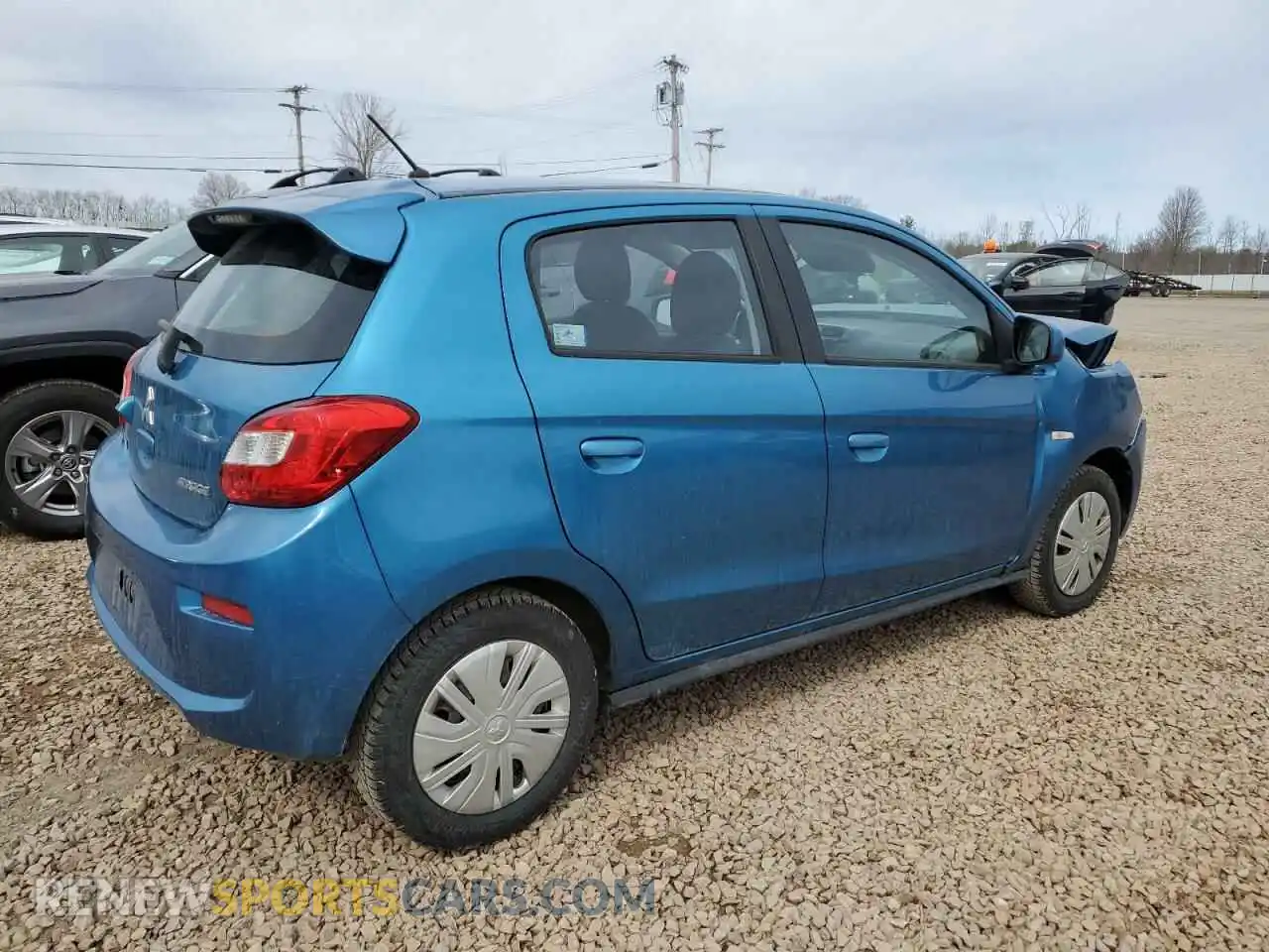 3 Photograph of a damaged car ML32A3HJ0KH015805 MITSUBISHI MIRAGE 2019