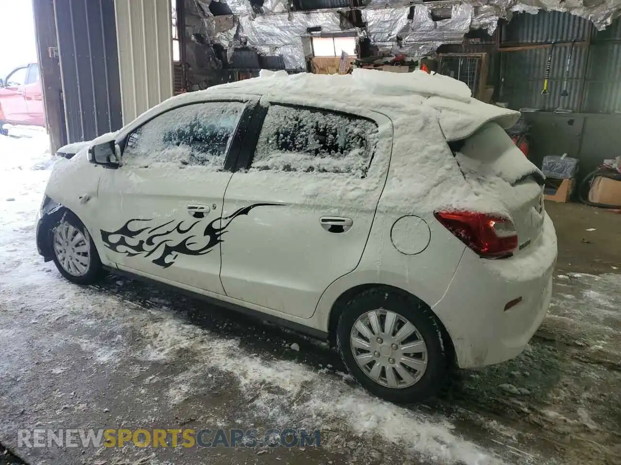 2 Photograph of a damaged car ML32A3HJ3KH013160 MITSUBISHI MIRAGE 2019