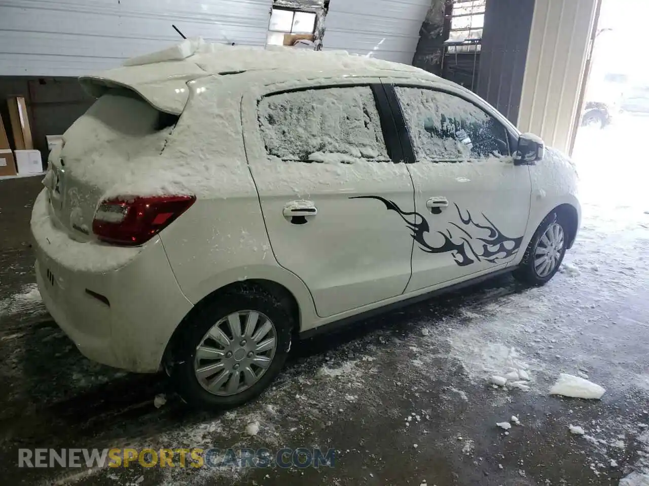 3 Photograph of a damaged car ML32A3HJ3KH013160 MITSUBISHI MIRAGE 2019