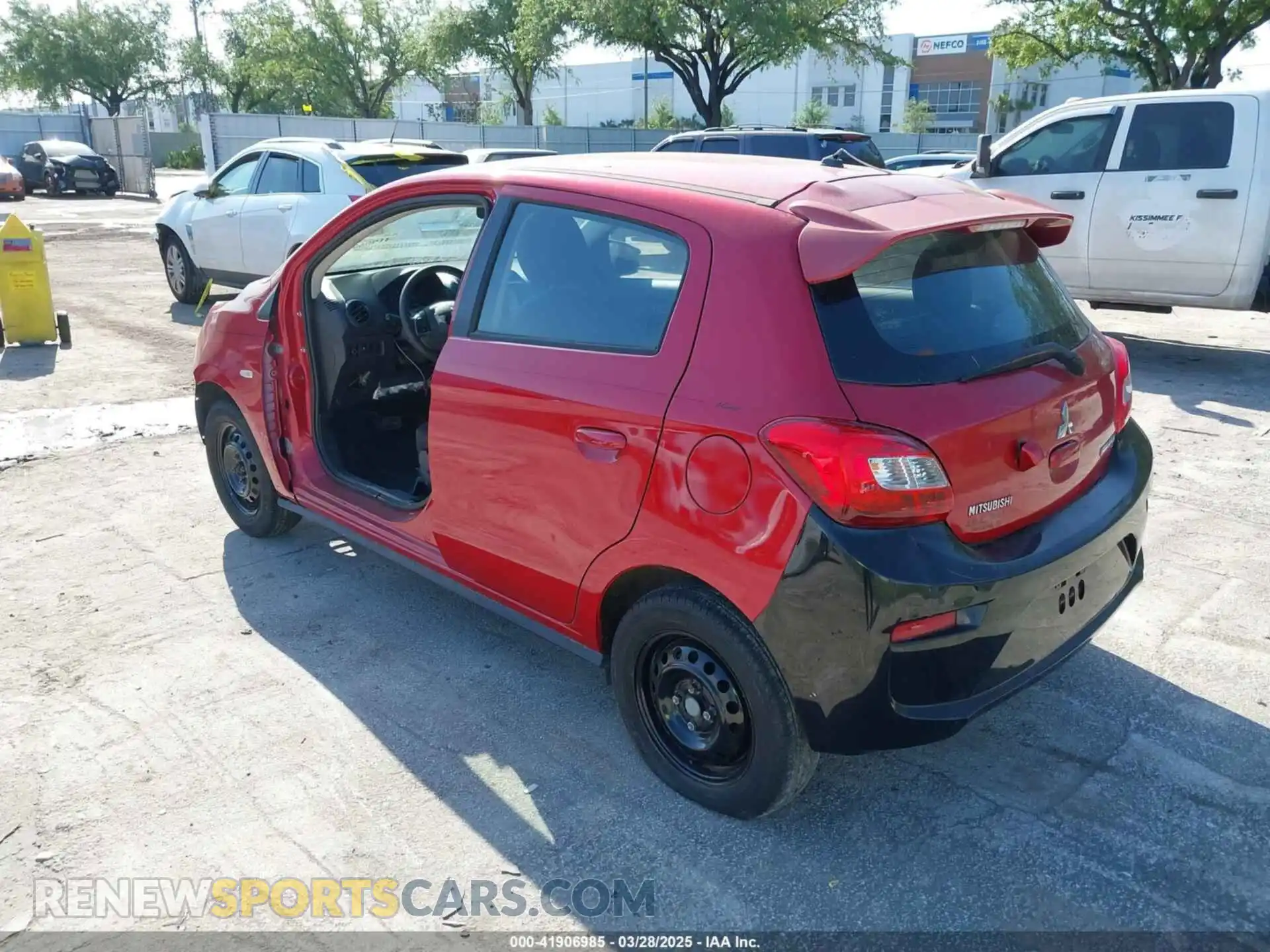 3 Photograph of a damaged car ML32A3HJ6KH001052 MITSUBISHI MIRAGE 2019