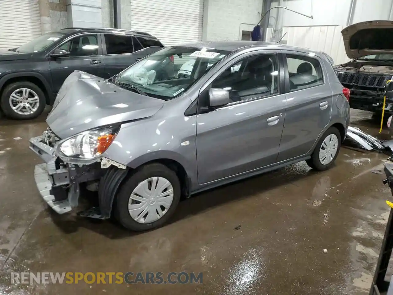 1 fotografías del automóvil dañado ML32A3HJ6KH001973 MITSUBISHI MIRAGE 2019