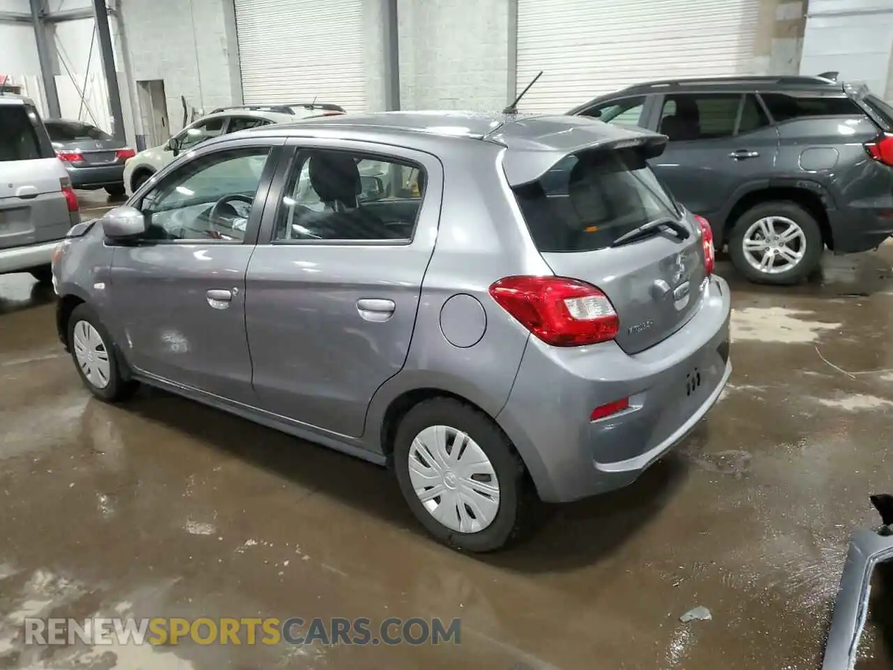 2 fotografías del automóvil dañado ML32A3HJ6KH001973 MITSUBISHI MIRAGE 2019