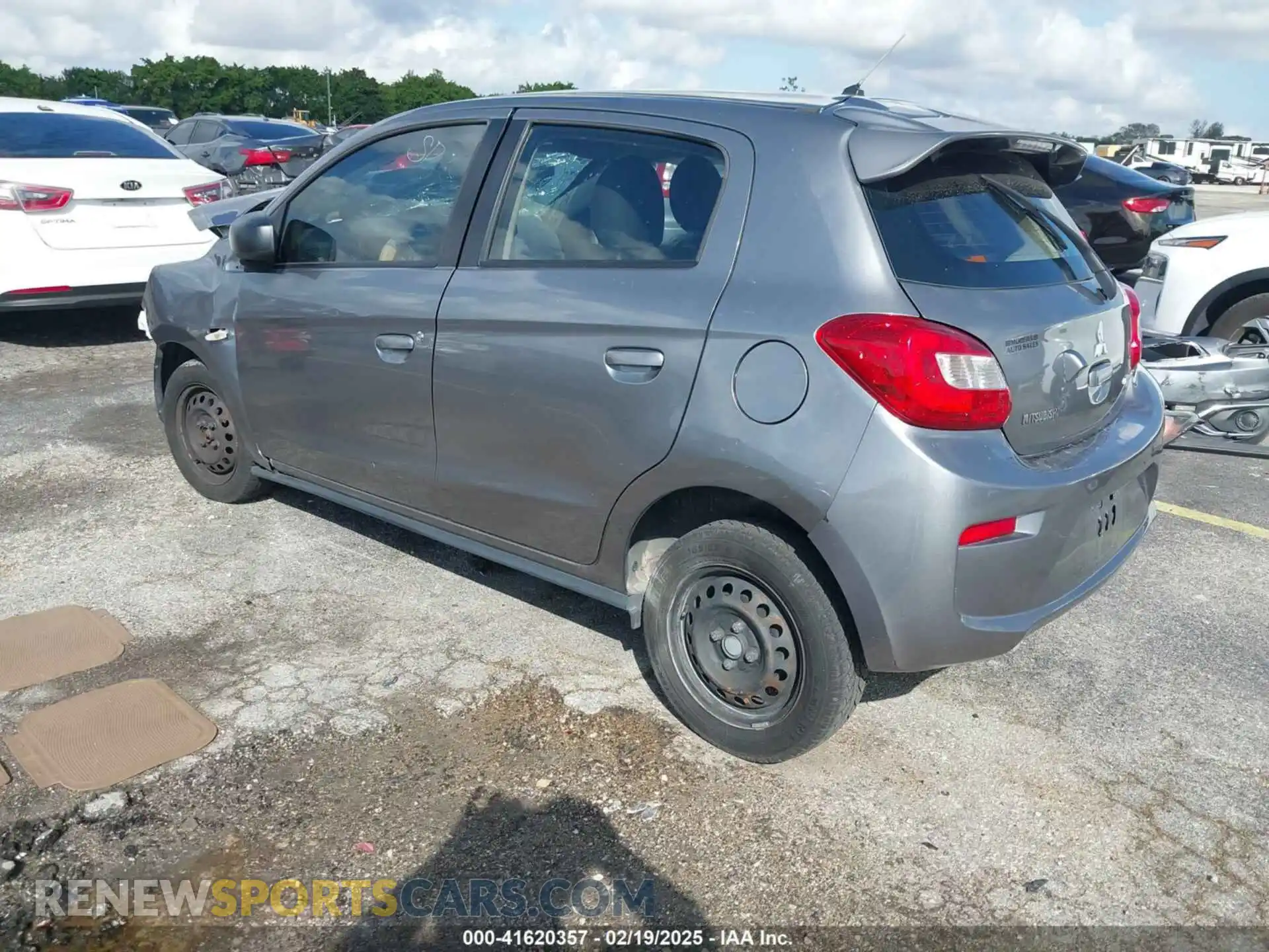 3 Photograph of a damaged car ML32A3HJ7KH001237 MITSUBISHI MIRAGE 2019