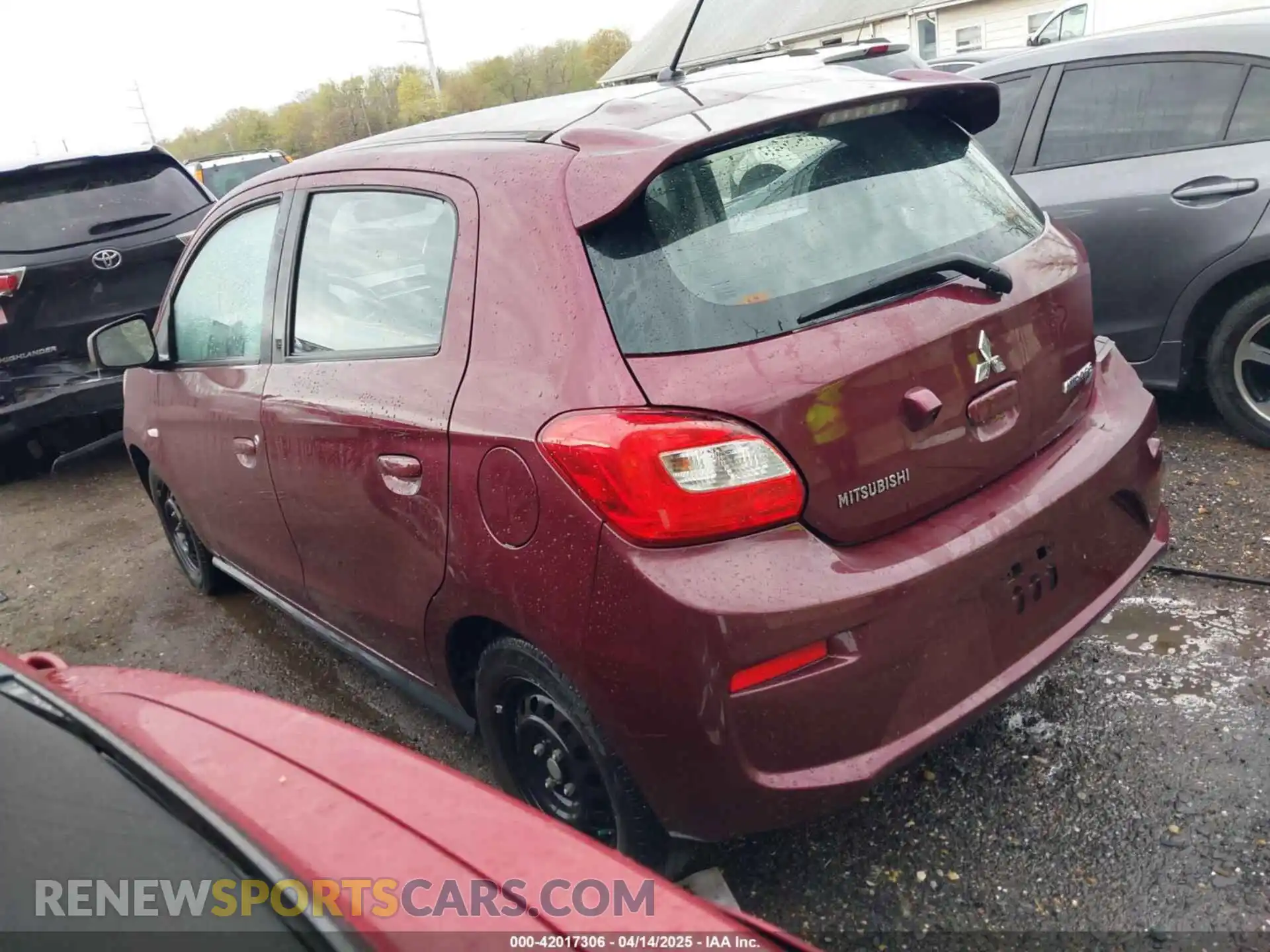 3 Photograph of a damaged car ML32A3HJ9KH013289 MITSUBISHI MIRAGE 2019