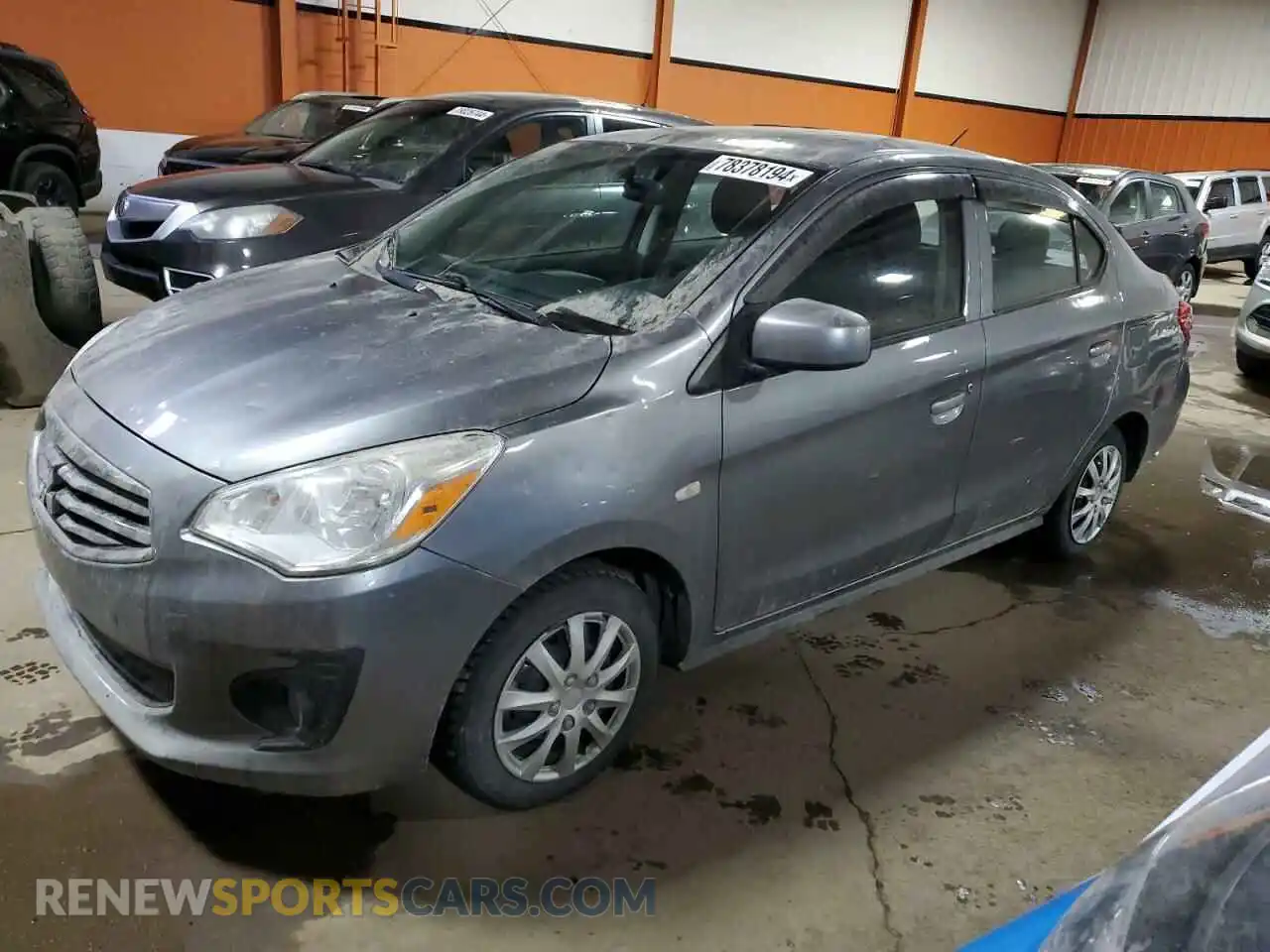 1 Photograph of a damaged car ML32F3FJ0KHF07080 MITSUBISHI MIRAGE 2019