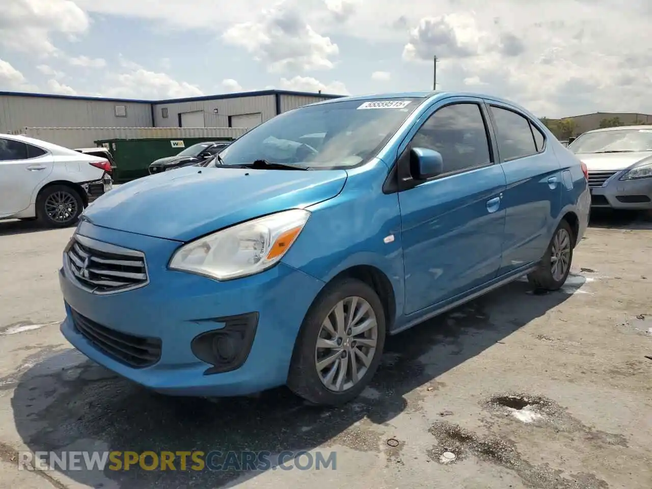 1 Photograph of a damaged car ML32F3FJ2KHF02057 MITSUBISHI MIRAGE 2019