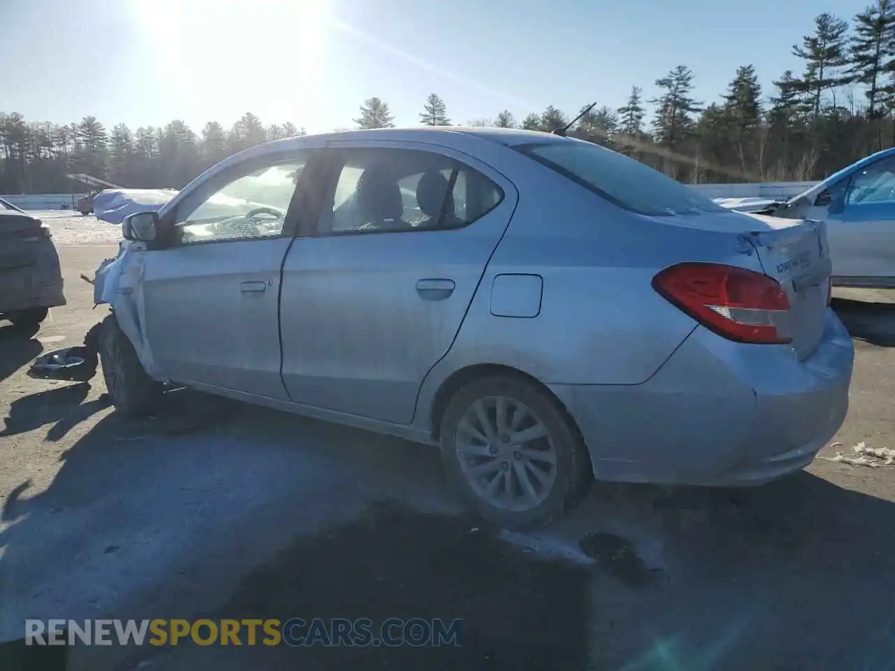 2 Photograph of a damaged car ML32F3FJ2KHF07887 MITSUBISHI MIRAGE 2019