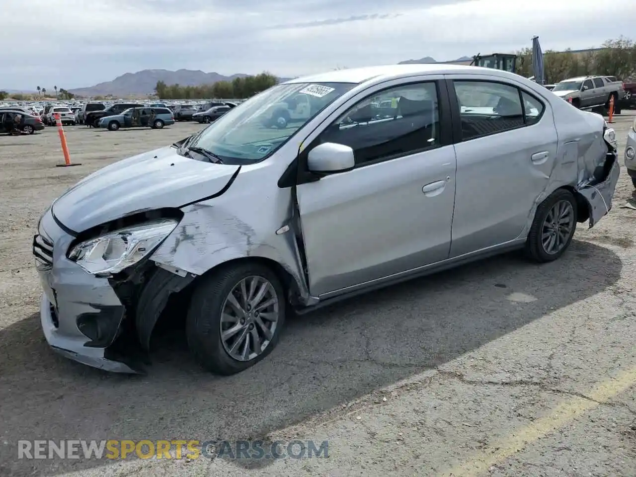 1 Photograph of a damaged car ML32F3FJ3KHF14489 MITSUBISHI MIRAGE 2019
