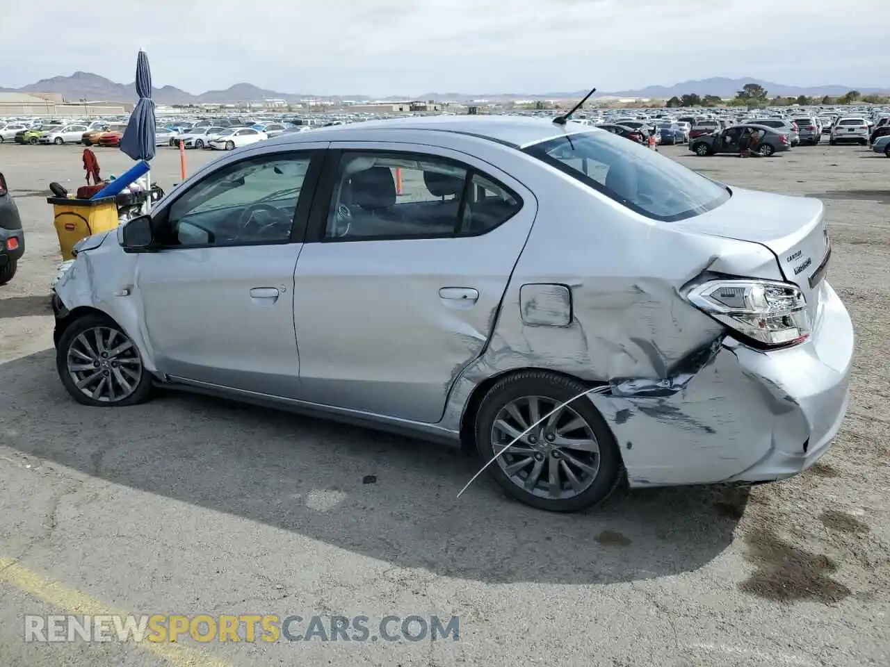 2 Photograph of a damaged car ML32F3FJ3KHF14489 MITSUBISHI MIRAGE 2019