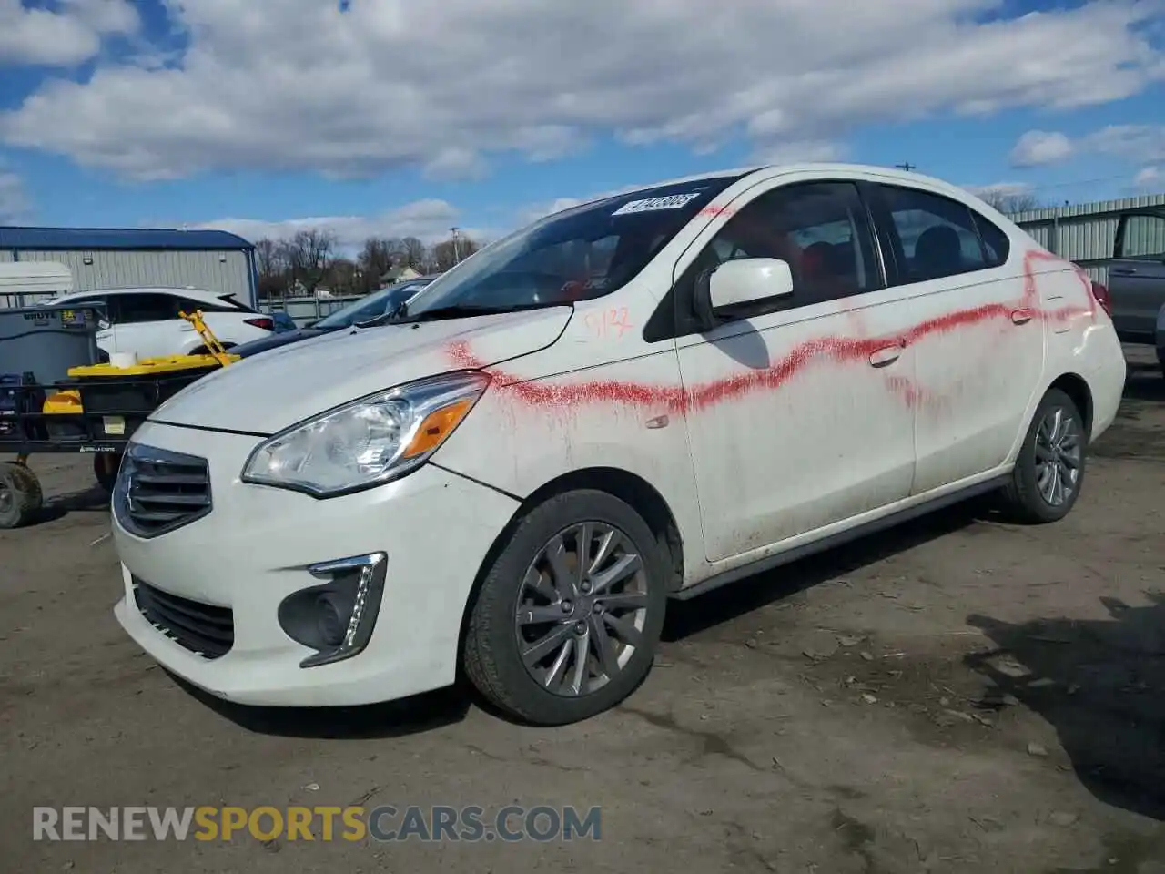 1 Photograph of a damaged car ML32F3FJ3KHF14895 MITSUBISHI MIRAGE 2019