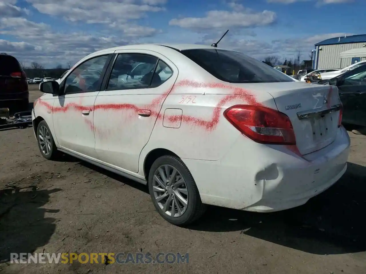 2 Photograph of a damaged car ML32F3FJ3KHF14895 MITSUBISHI MIRAGE 2019