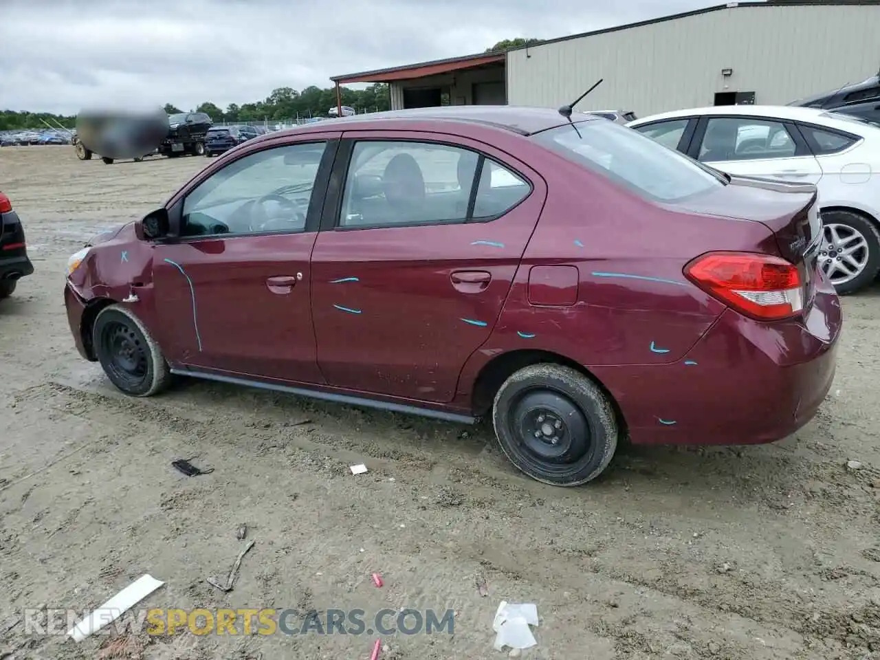 2 Photograph of a damaged car ML32F3FJ5KHF00240 MITSUBISHI MIRAGE 2019