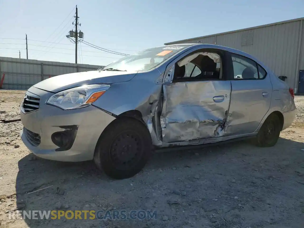 1 Photograph of a damaged car ML32F3FJ5KHF05552 MITSUBISHI MIRAGE 2019