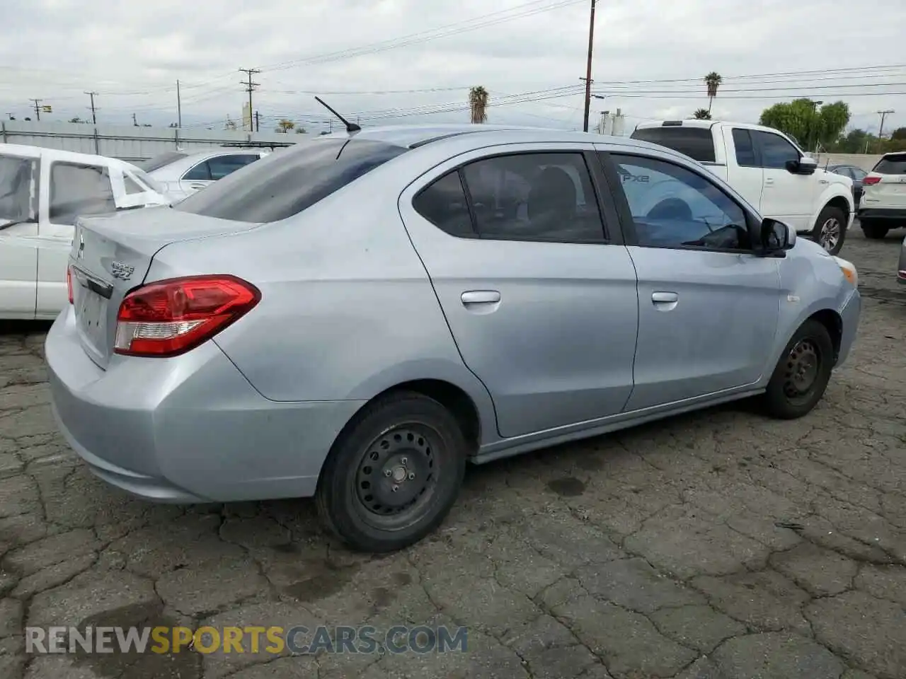 3 Photograph of a damaged car ML32F3FJ7KHF06010 MITSUBISHI MIRAGE 2019