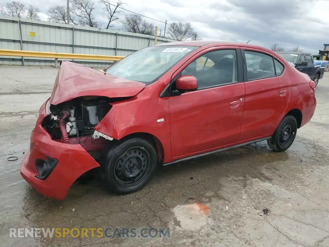 1 Photograph of a damaged car ML32F3FJ7KHF15662 MITSUBISHI MIRAGE 2019