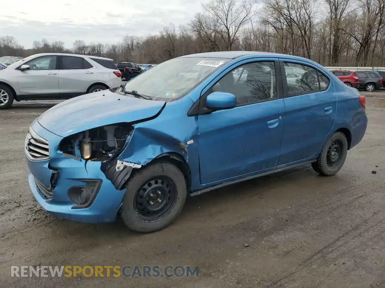1 Photograph of a damaged car ML32F3FJ7KHF18240 MITSUBISHI MIRAGE 2019