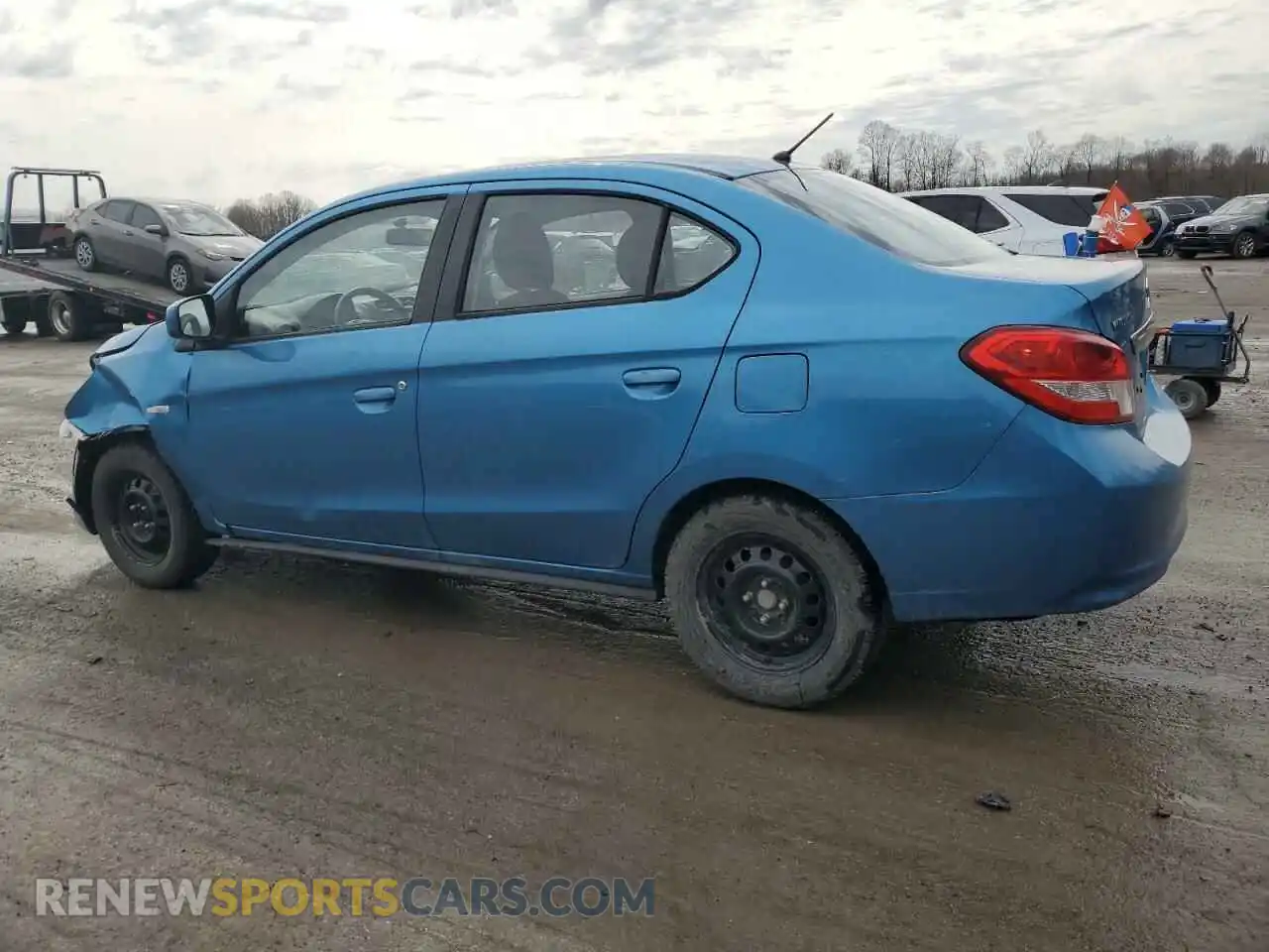2 Photograph of a damaged car ML32F3FJ7KHF18240 MITSUBISHI MIRAGE 2019