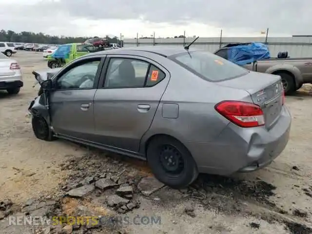 2 Photograph of a damaged car ML32F3FJ8KHF00281 MITSUBISHI MIRAGE 2019