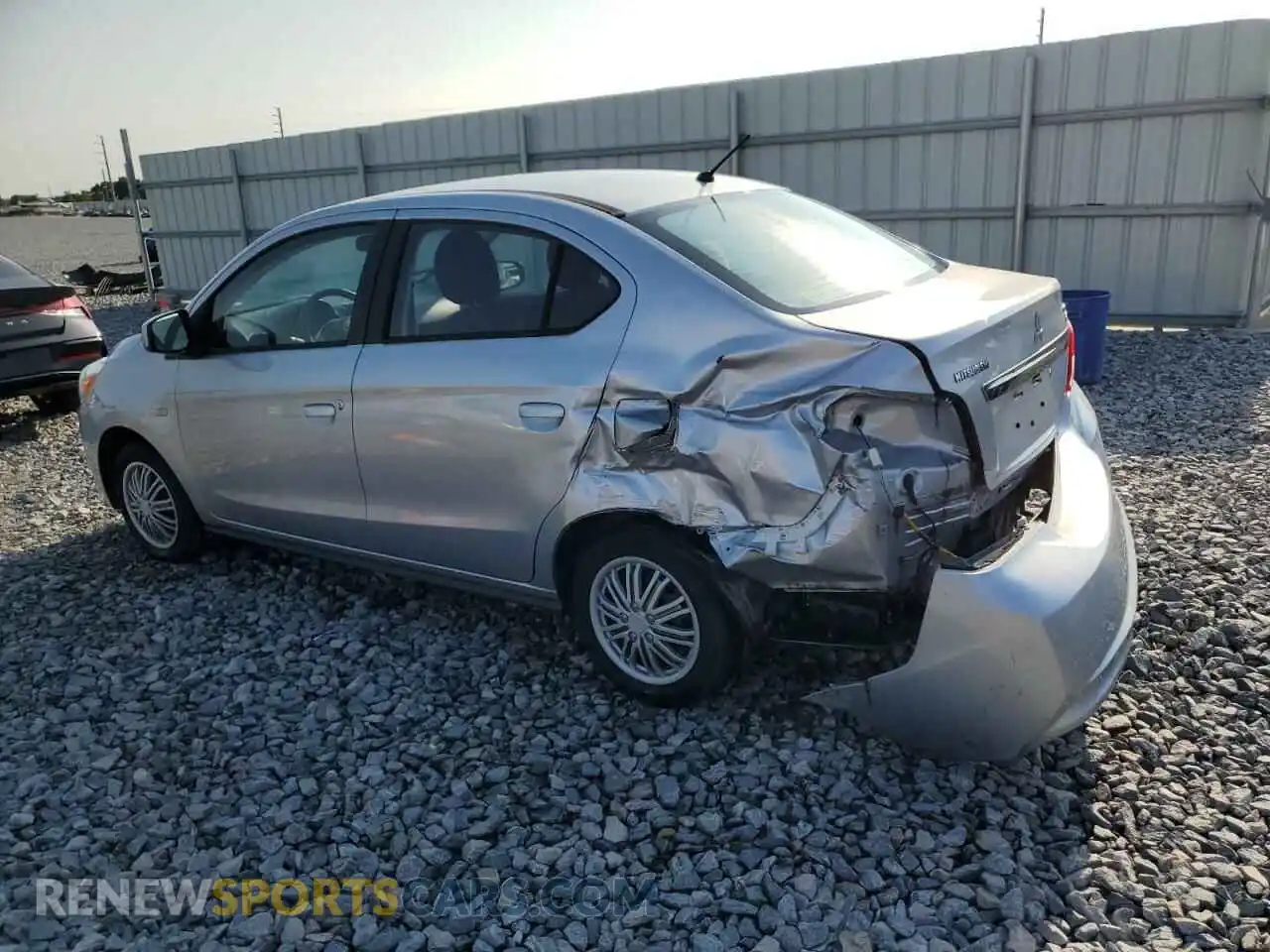 2 Photograph of a damaged car ML32F3FJ8KHF11717 MITSUBISHI MIRAGE 2019