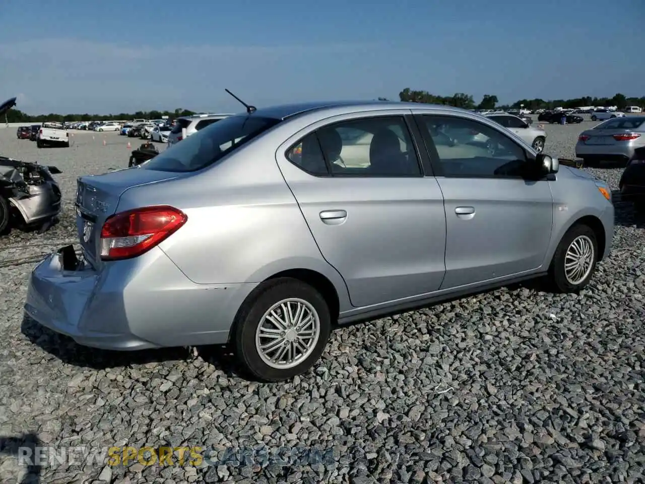 3 Photograph of a damaged car ML32F3FJ8KHF11717 MITSUBISHI MIRAGE 2019