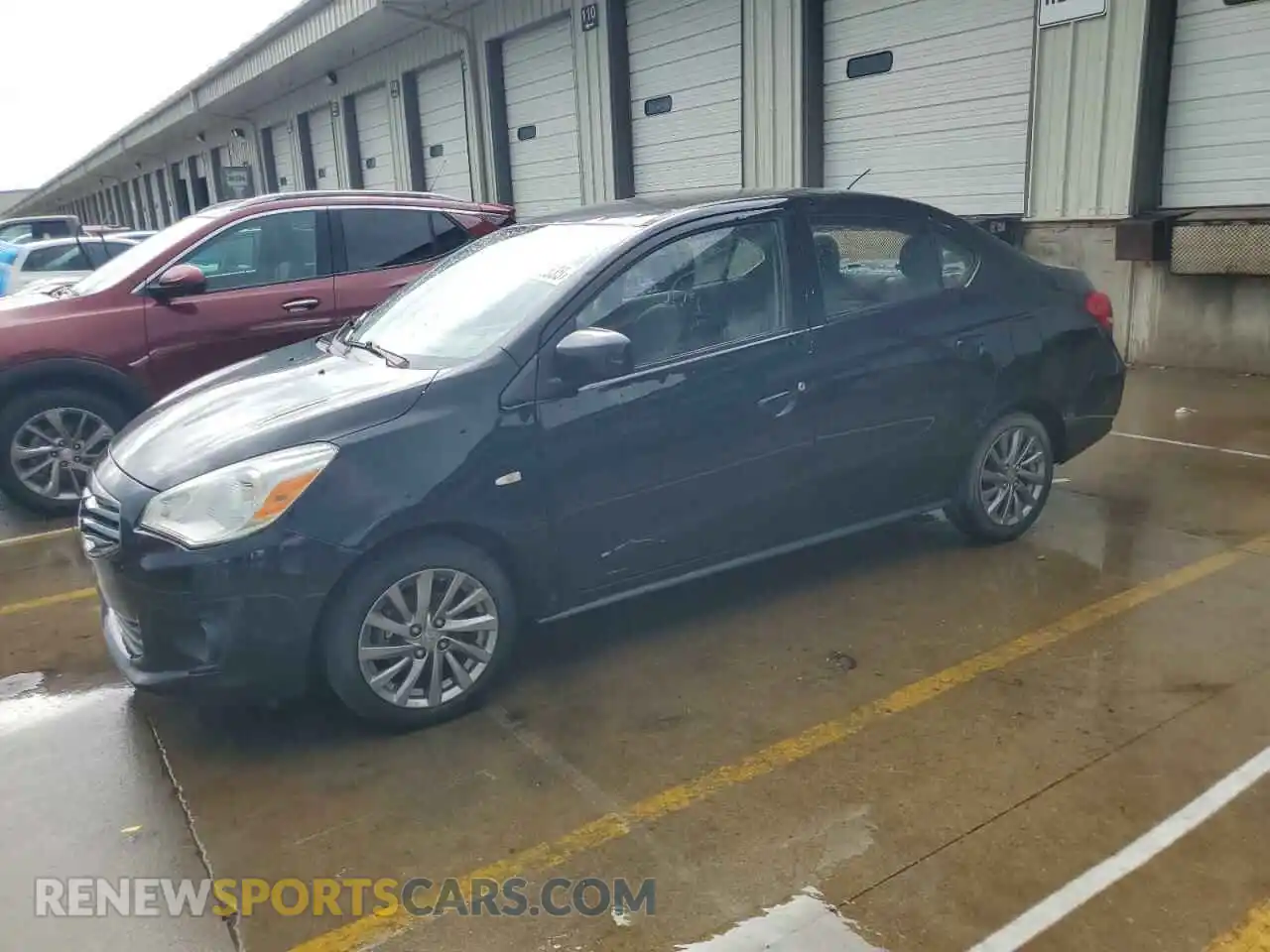 1 Photograph of a damaged car ML32F3FJ8KHF14665 MITSUBISHI MIRAGE 2019
