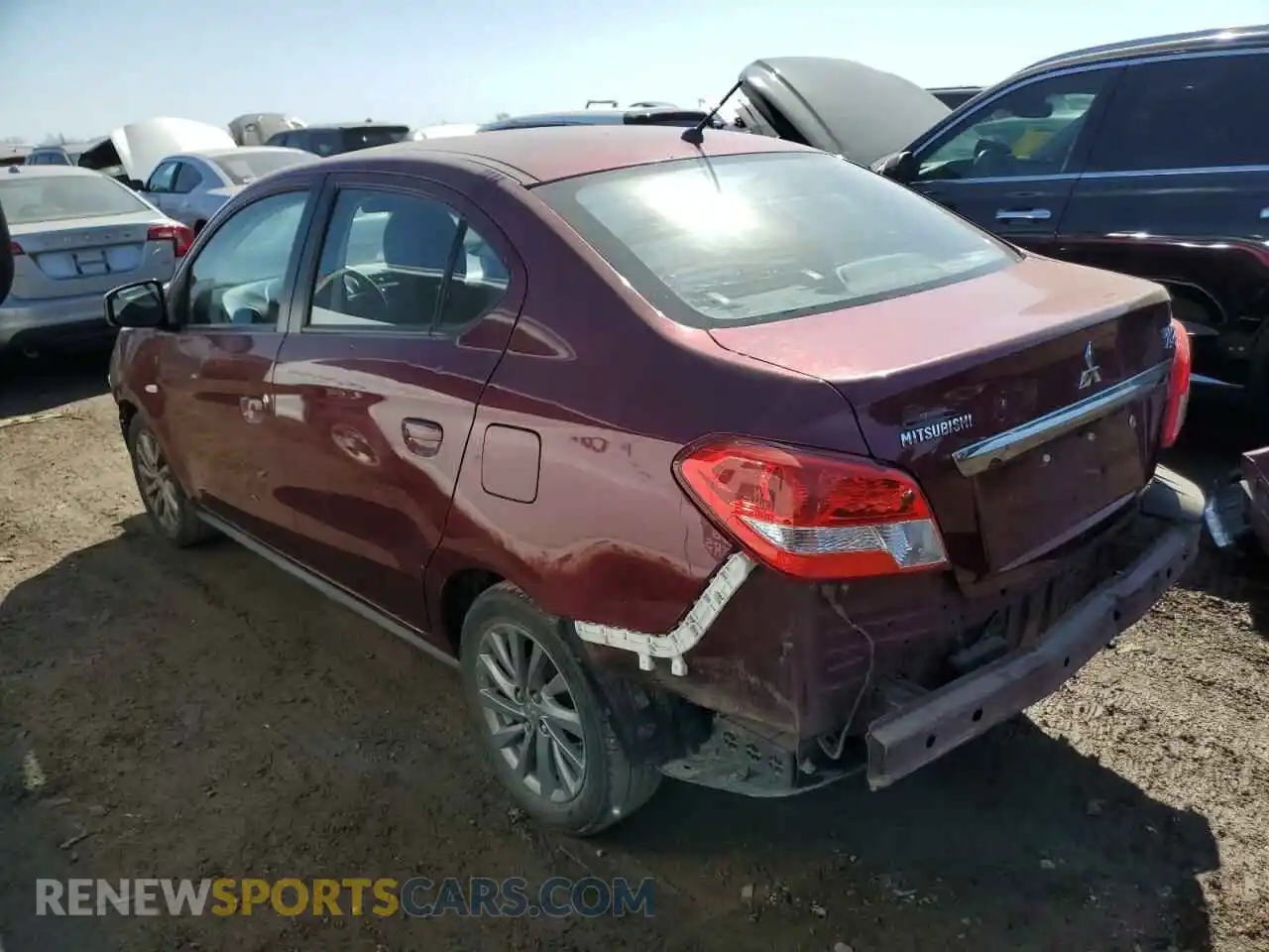 2 Photograph of a damaged car ML32F3FJXKHF00749 MITSUBISHI MIRAGE 2019