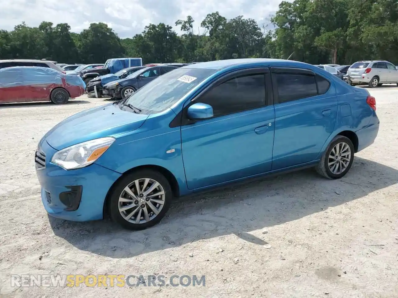 1 Photograph of a damaged car ML32F3FJXKHF06597 MITSUBISHI MIRAGE 2019